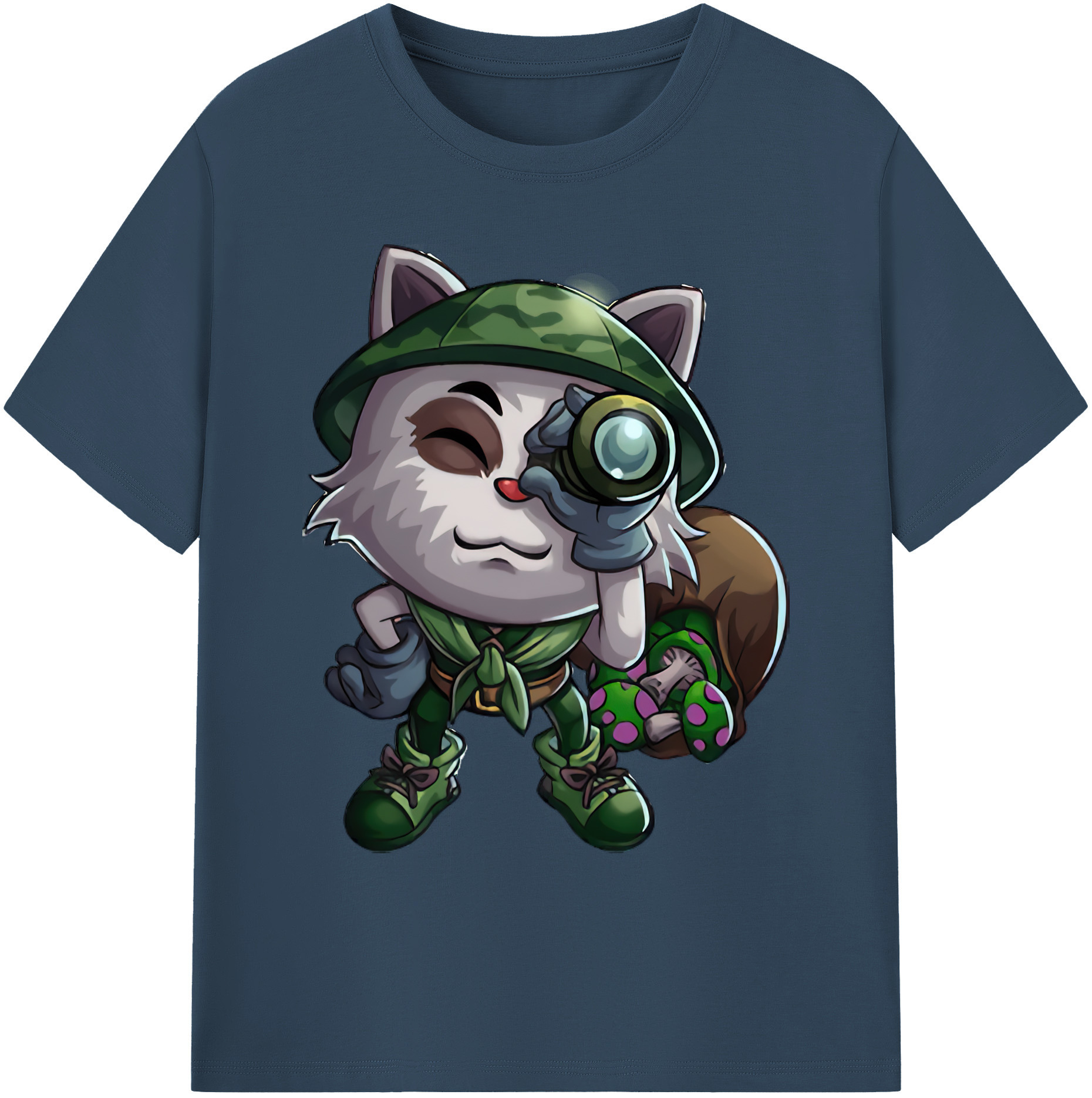リーグ・オブ・レジェンド League of Legends LOL 綿100％ メンズ半袖Tシャツ｜肌触りやわらか＆通気性