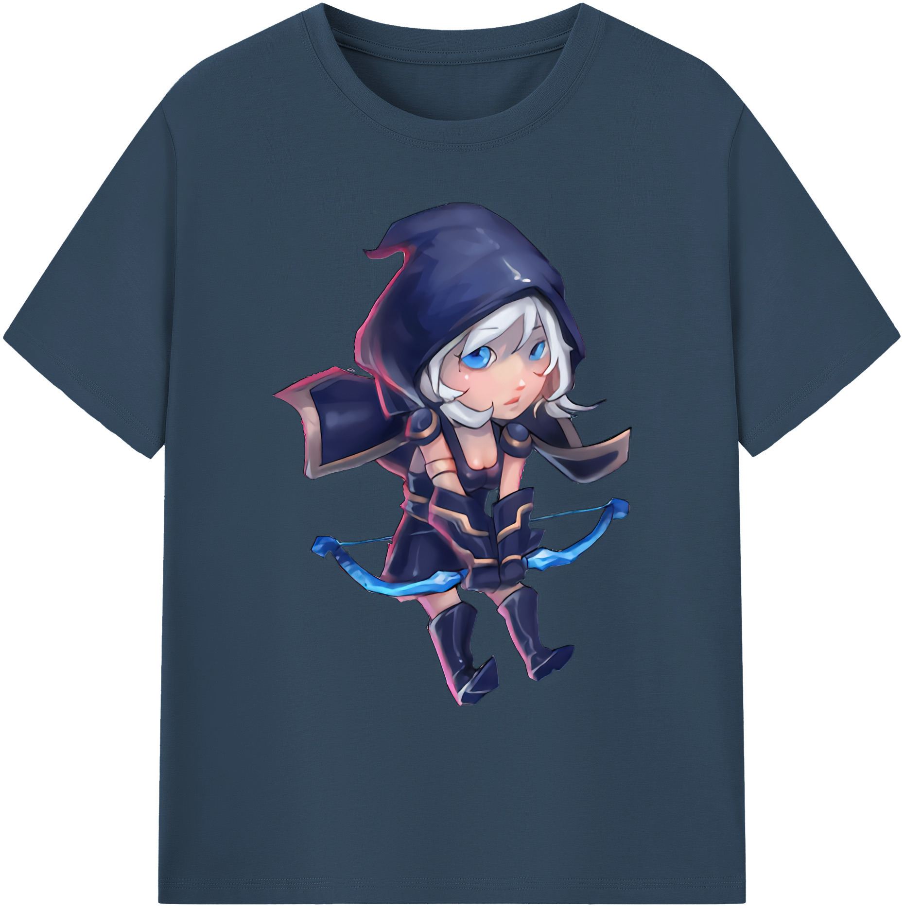 リーグ・オブ・レジェンド League of Legends LOL 綿100％ メンズ半袖Tシャツ｜肌触りやわらか＆通気性