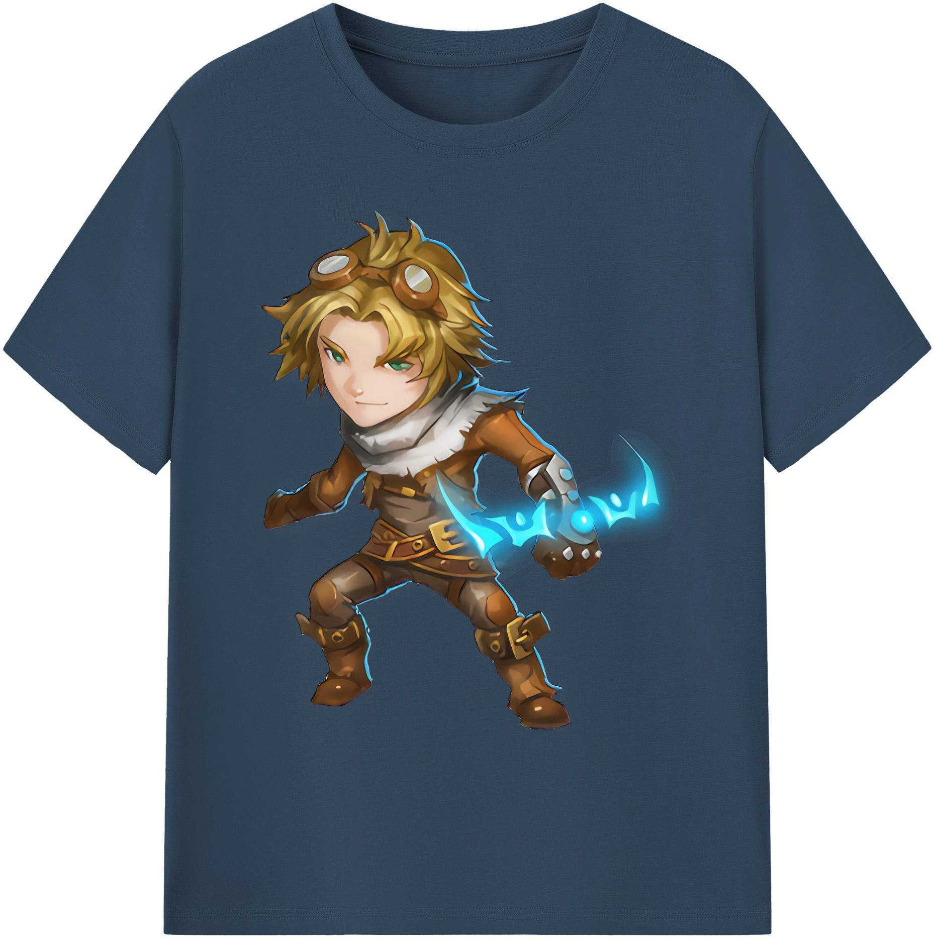 リーグ・オブ・レジェンド League of Legends LOL 綿100％ メンズ半袖Tシャツ｜肌触りやわらか＆通気性