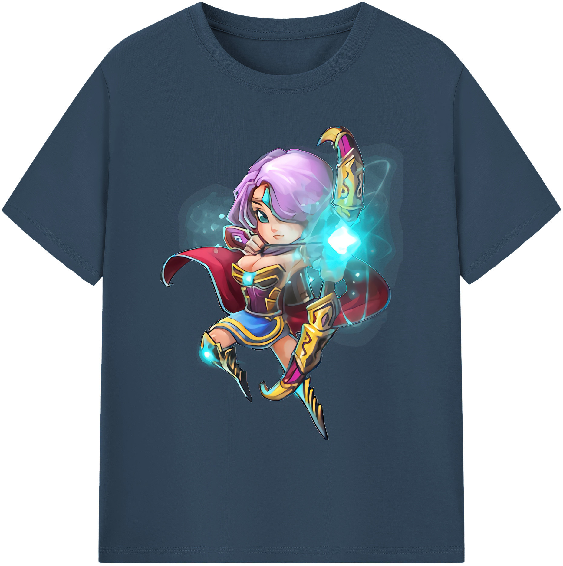 リーグ・オブ・レジェンド League of Legends LOL 綿100％ メンズ半袖Tシャツ｜肌触りやわらか＆通気性