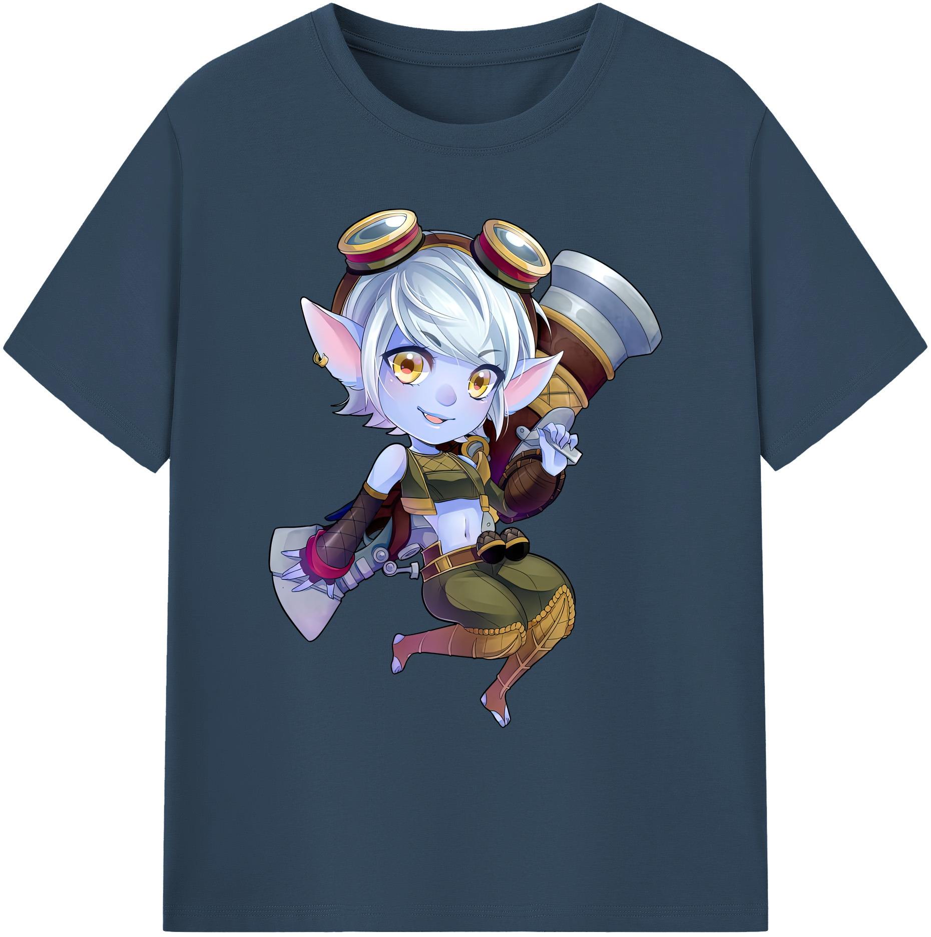 リーグ・オブ・レジェンド League of Legends LOL 綿100％ メンズ半袖Tシャツ｜肌触りやわらか＆通気性