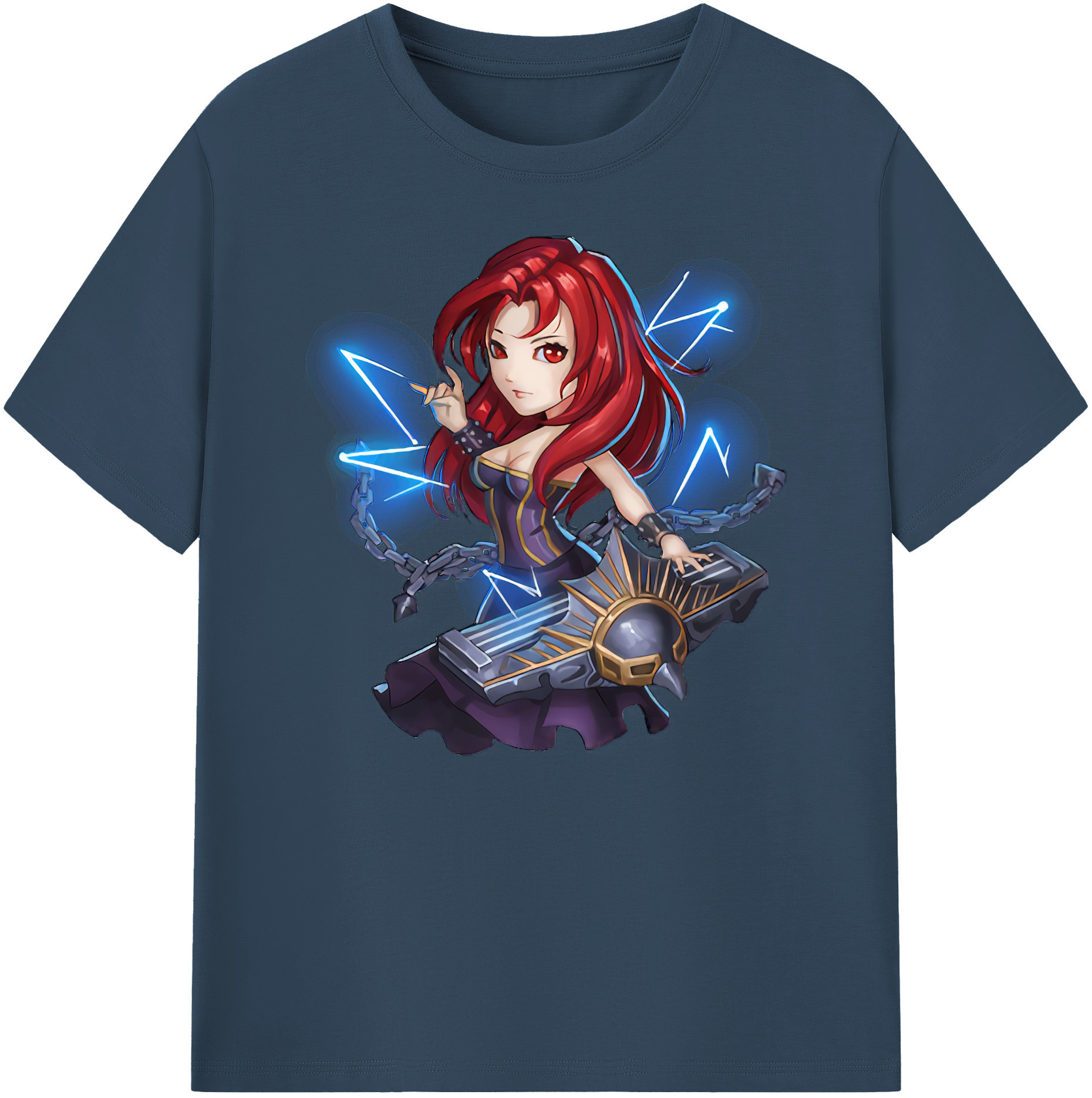 リーグ・オブ・レジェンド League of Legends LOL 綿100％ メンズ半袖Tシャツ｜肌触りやわらか＆通気性