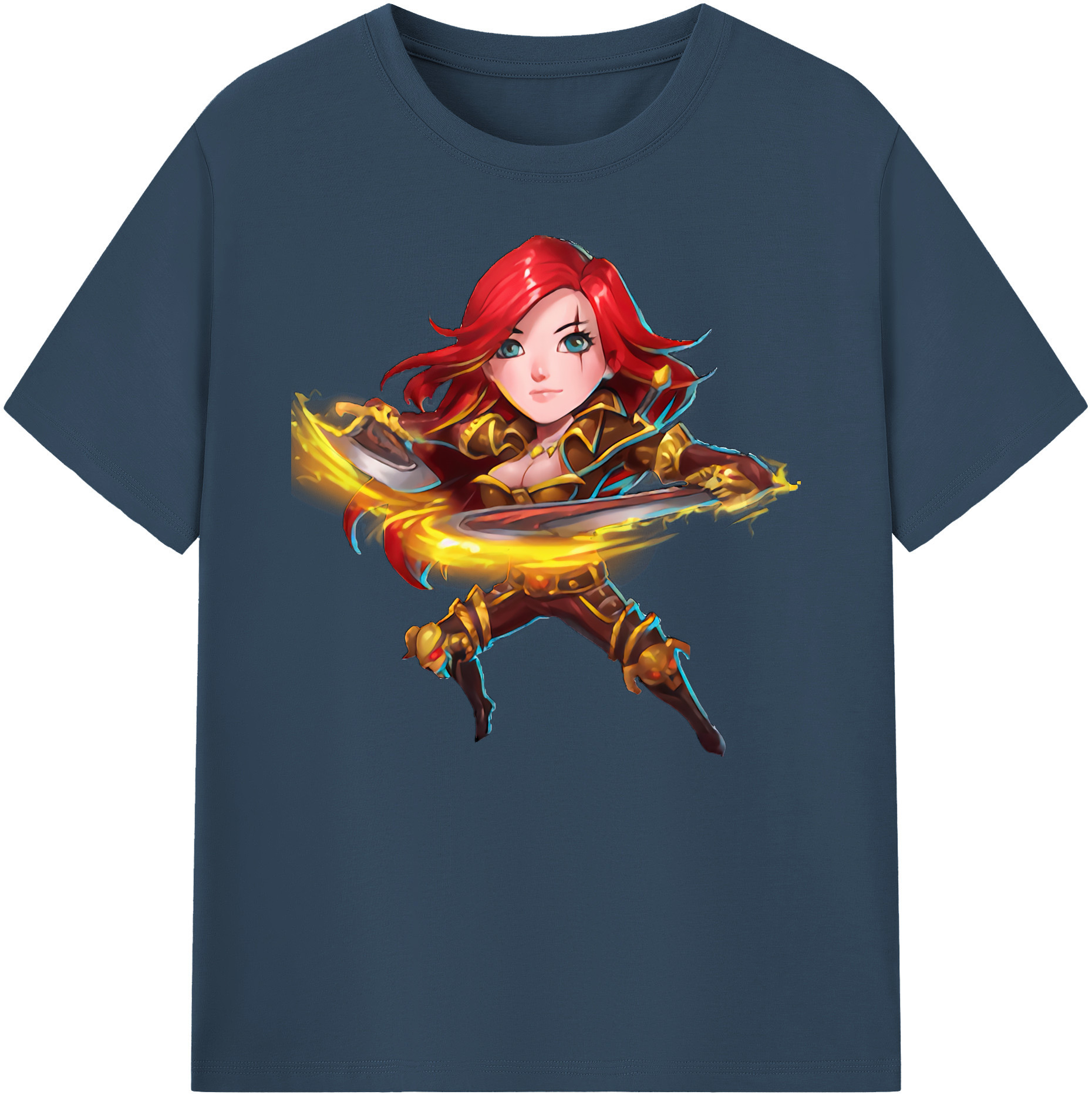 リーグ・オブ・レジェンド League of Legends LOL 綿100％ メンズ半袖Tシャツ｜肌触りやわらか＆通気性