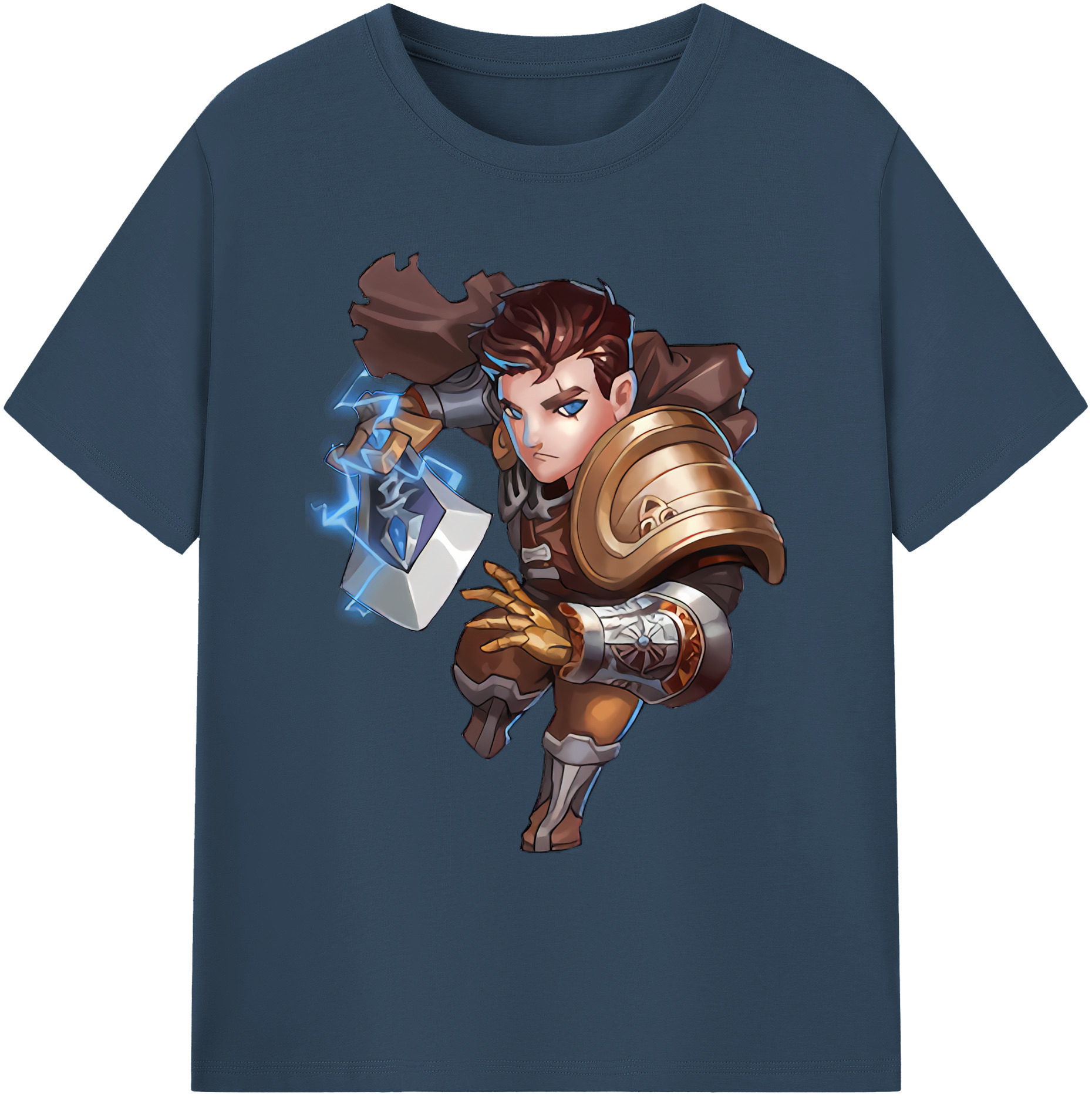 リーグ・オブ・レジェンド League of Legends LOL 綿100％ メンズ半袖Tシャツ｜肌触りやわらか＆通気性