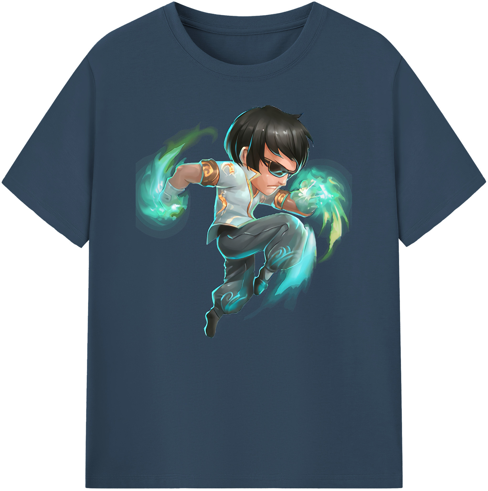 リーグ・オブ・レジェンド League of Legends LOL 綿100％ メンズ半袖Tシャツ｜肌触りやわらか＆通気性