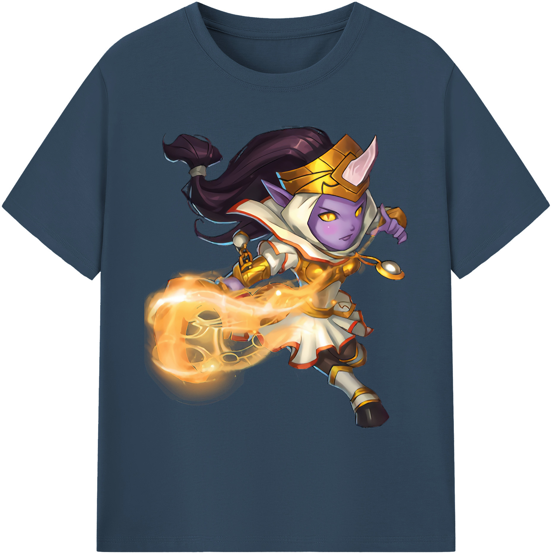 リーグ・オブ・レジェンド League of Legends LOL 綿100％ メンズ半袖Tシャツ｜肌触りやわらか＆通気性