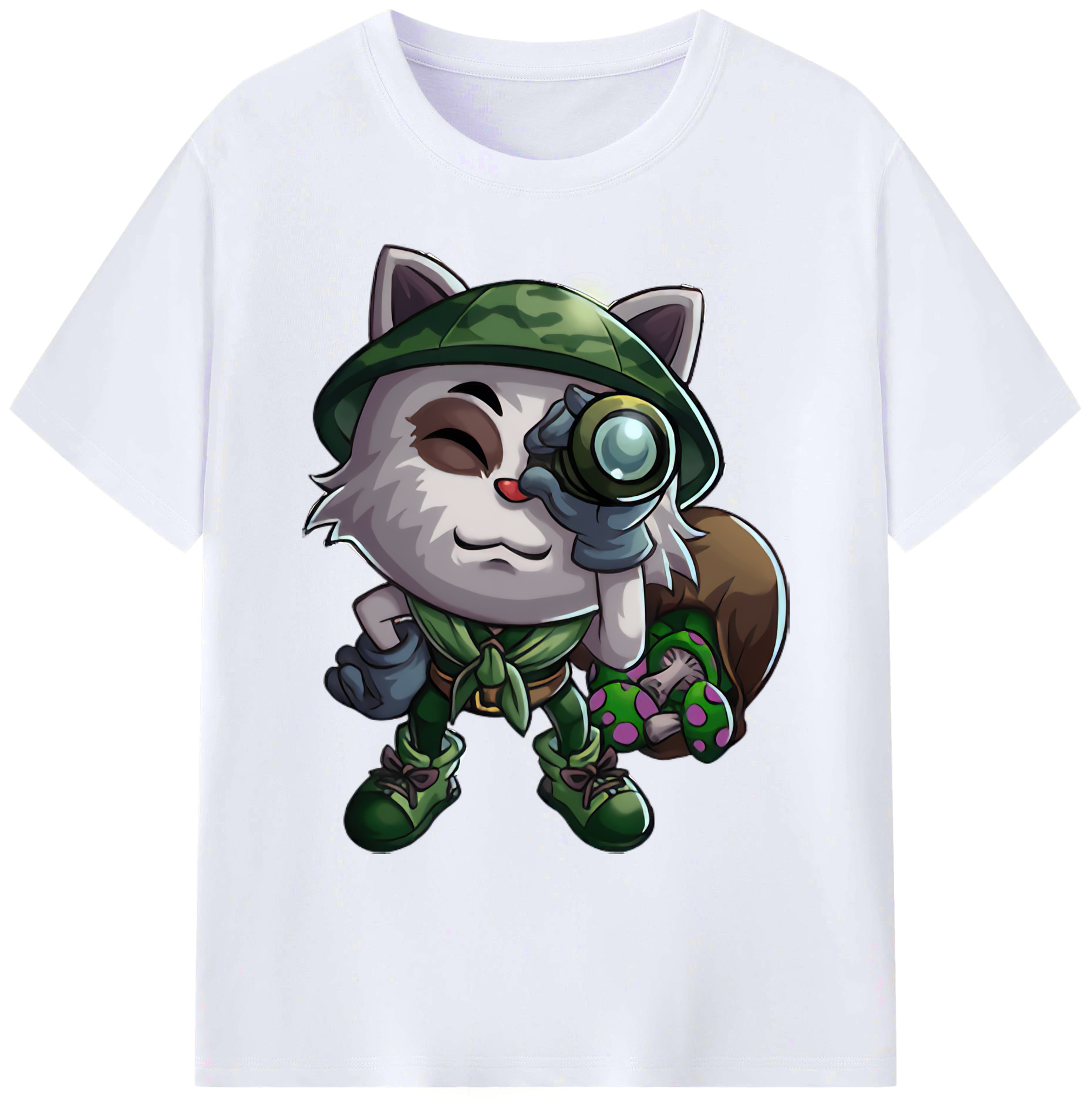 リーグ・オブ・レジェンド League of Legends LOL 綿100％ メンズ半袖Tシャツ｜肌触りやわらか＆通気性