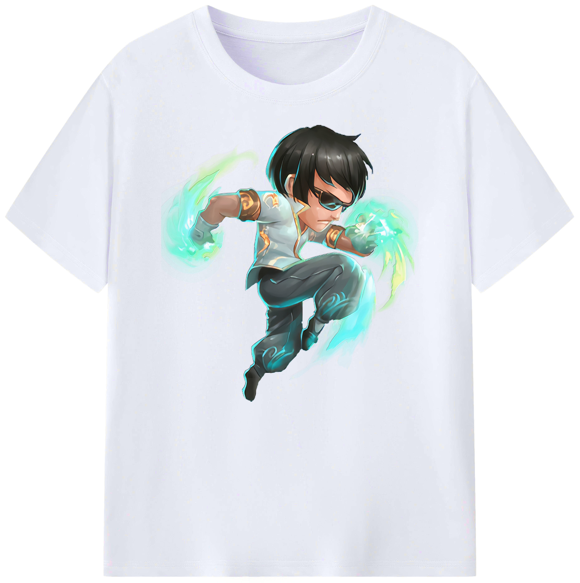 リーグ・オブ・レジェンド League of Legends LOL 綿100％ メンズ半袖Tシャツ｜肌触りやわらか＆通気性