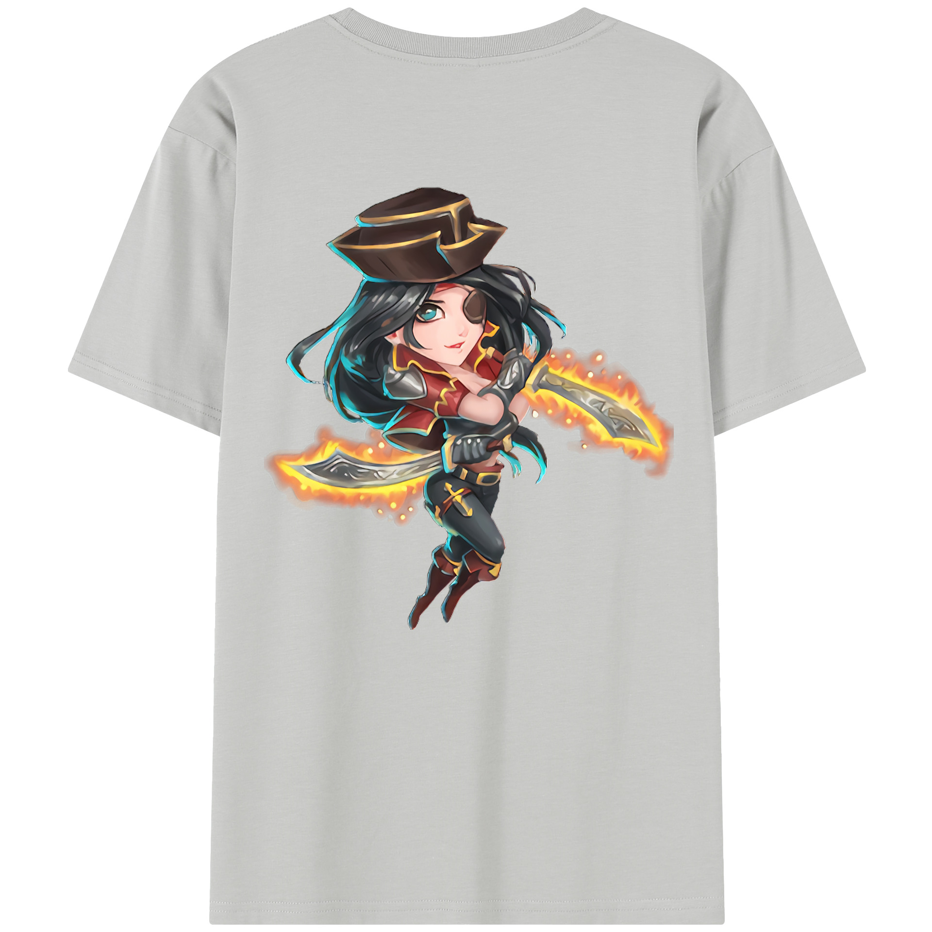 リーグ・オブ・レジェンド League of Legends LOL レディース半袖Tシャツ(バックプリント)