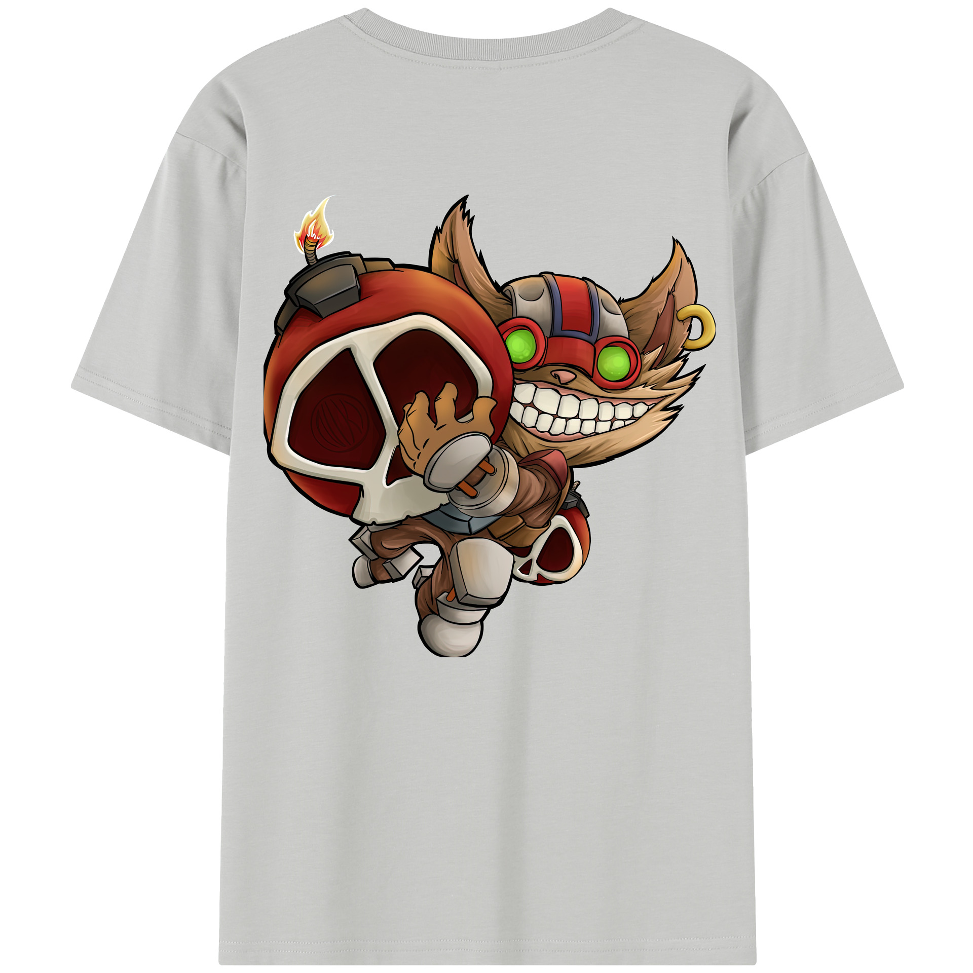 リーグ・オブ・レジェンド League of Legends LOL レディース半袖Tシャツ(バックプリント)