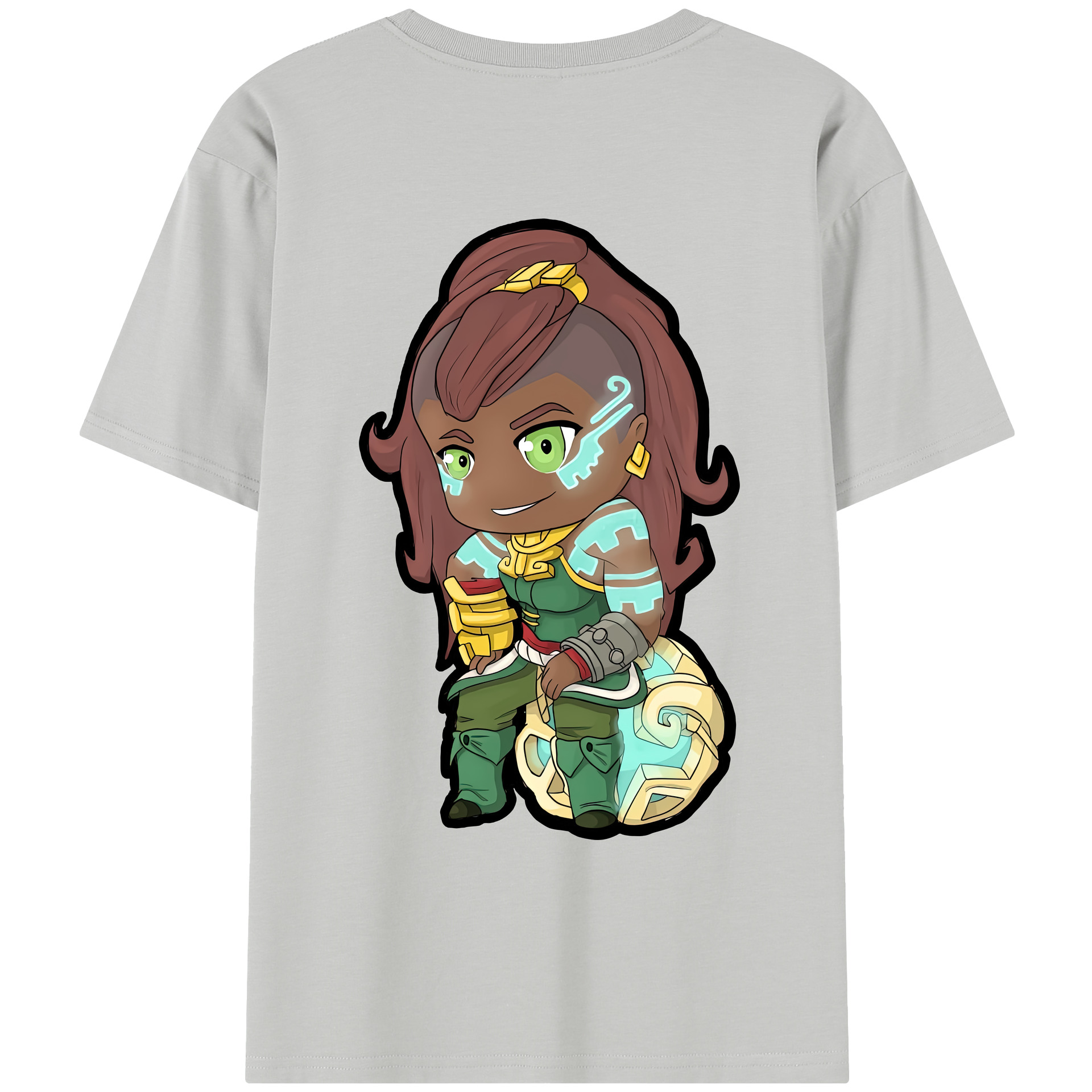 リーグ・オブ・レジェンド League of Legends LOL レディース半袖Tシャツ(バックプリント)