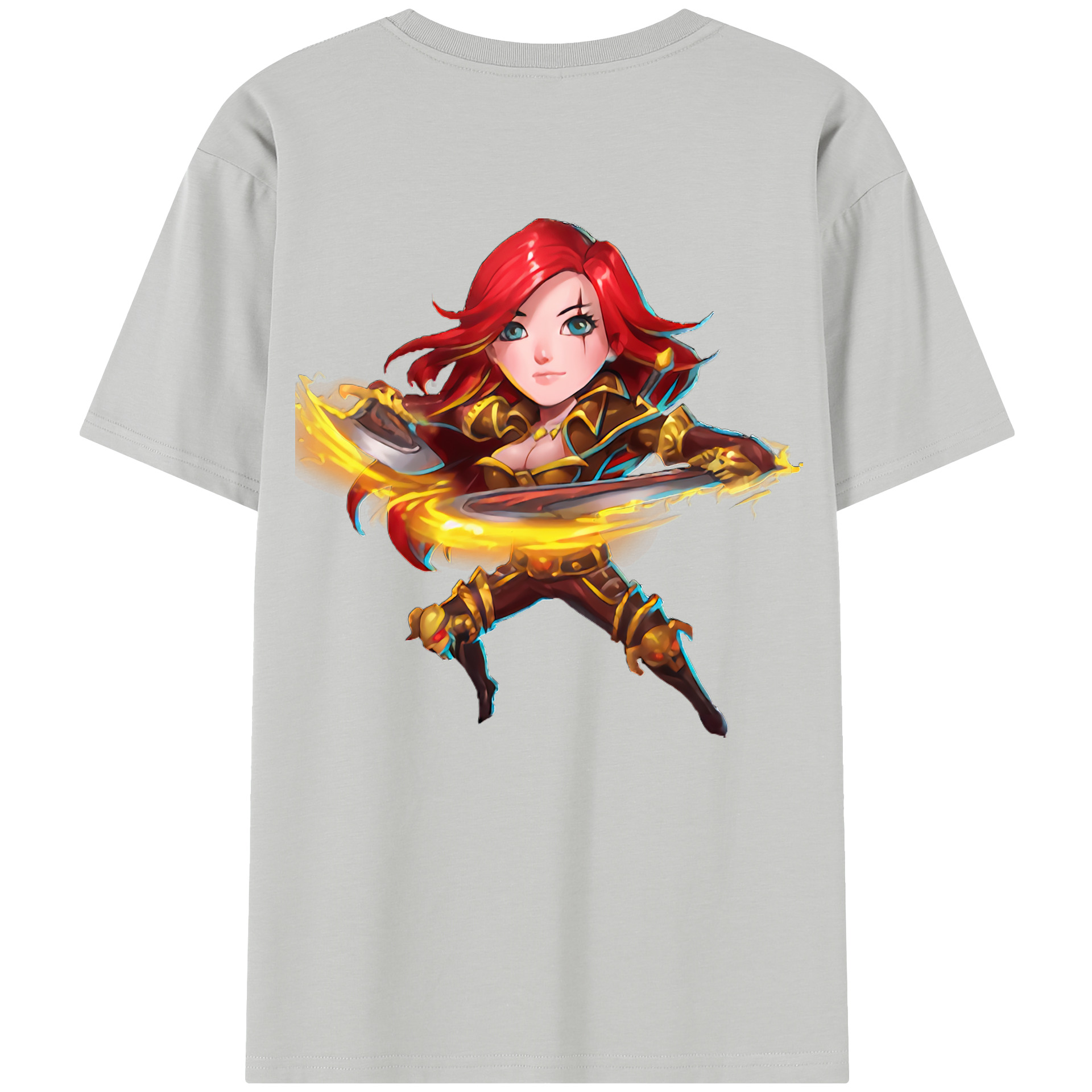 リーグ・オブ・レジェンド League of Legends LOL レディース半袖Tシャツ(バックプリント)