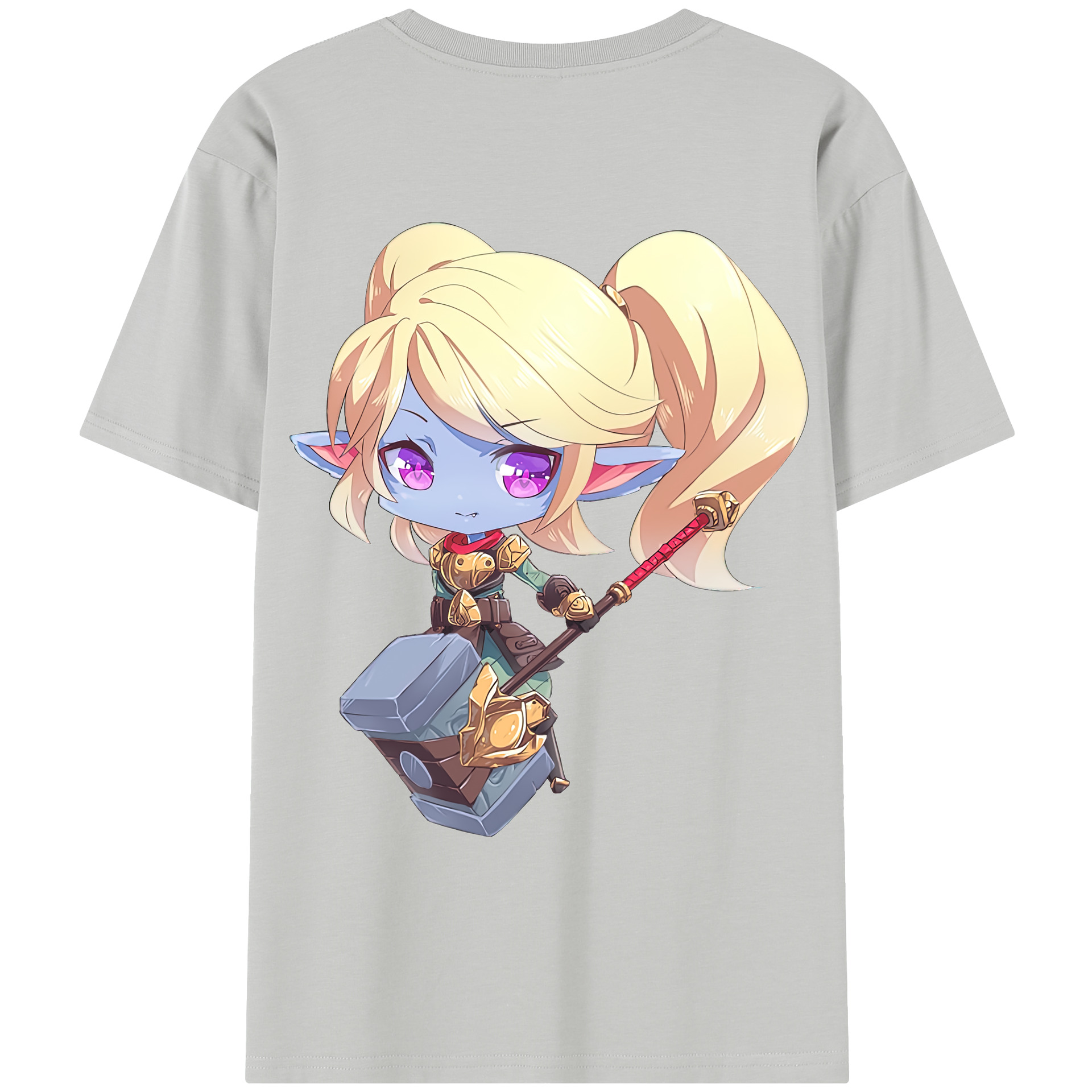 リーグ・オブ・レジェンド League of Legends LOL レディース半袖Tシャツ(バックプリント)