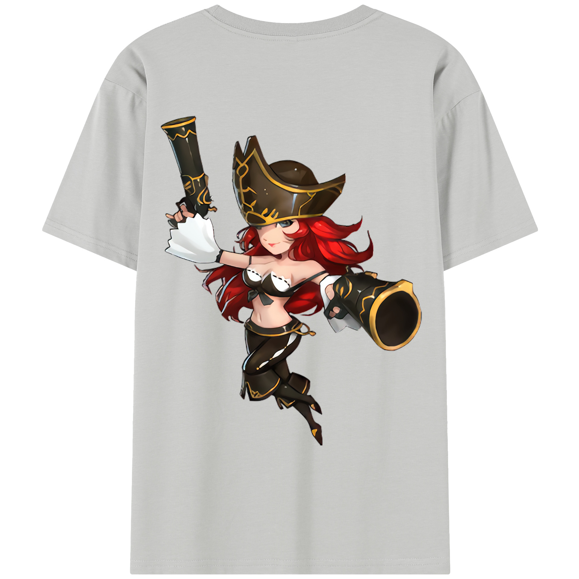 リーグ・オブ・レジェンド League of Legends LOL レディース半袖Tシャツ(バックプリント)