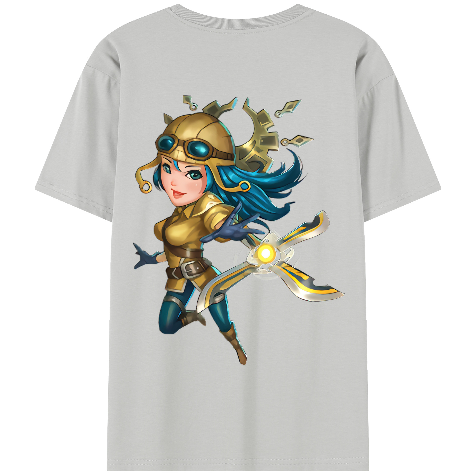 リーグ・オブ・レジェンド League of Legends LOL レディース半袖Tシャツ(バックプリント)