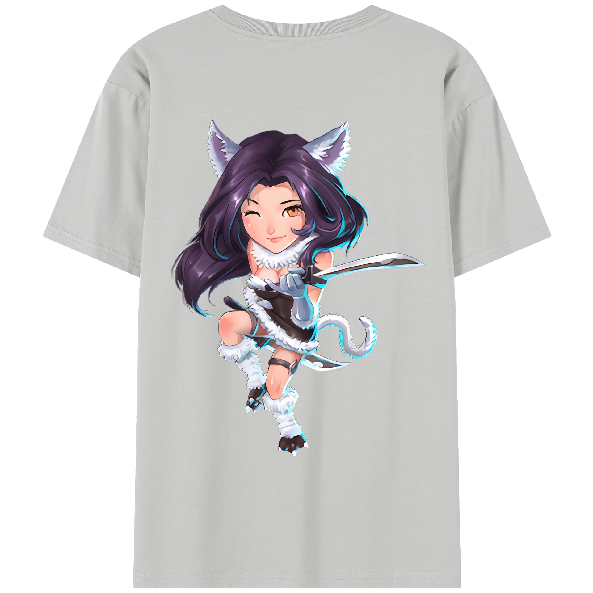リーグ・オブ・レジェンド League of Legends LOL レディース半袖Tシャツ(バックプリント)