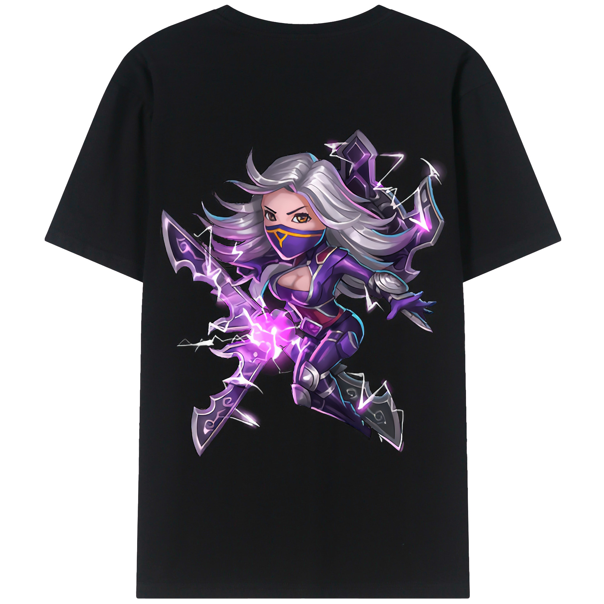 リーグ・オブ・レジェンド League of Legends LOL レディース半袖Tシャツ(バックプリント)