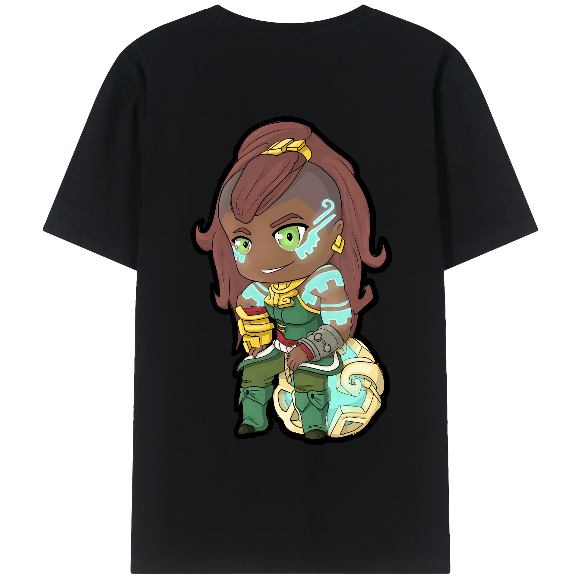 リーグ・オブ・レジェンド League of Legends LOL レディース半袖Tシャツ(バックプリント)