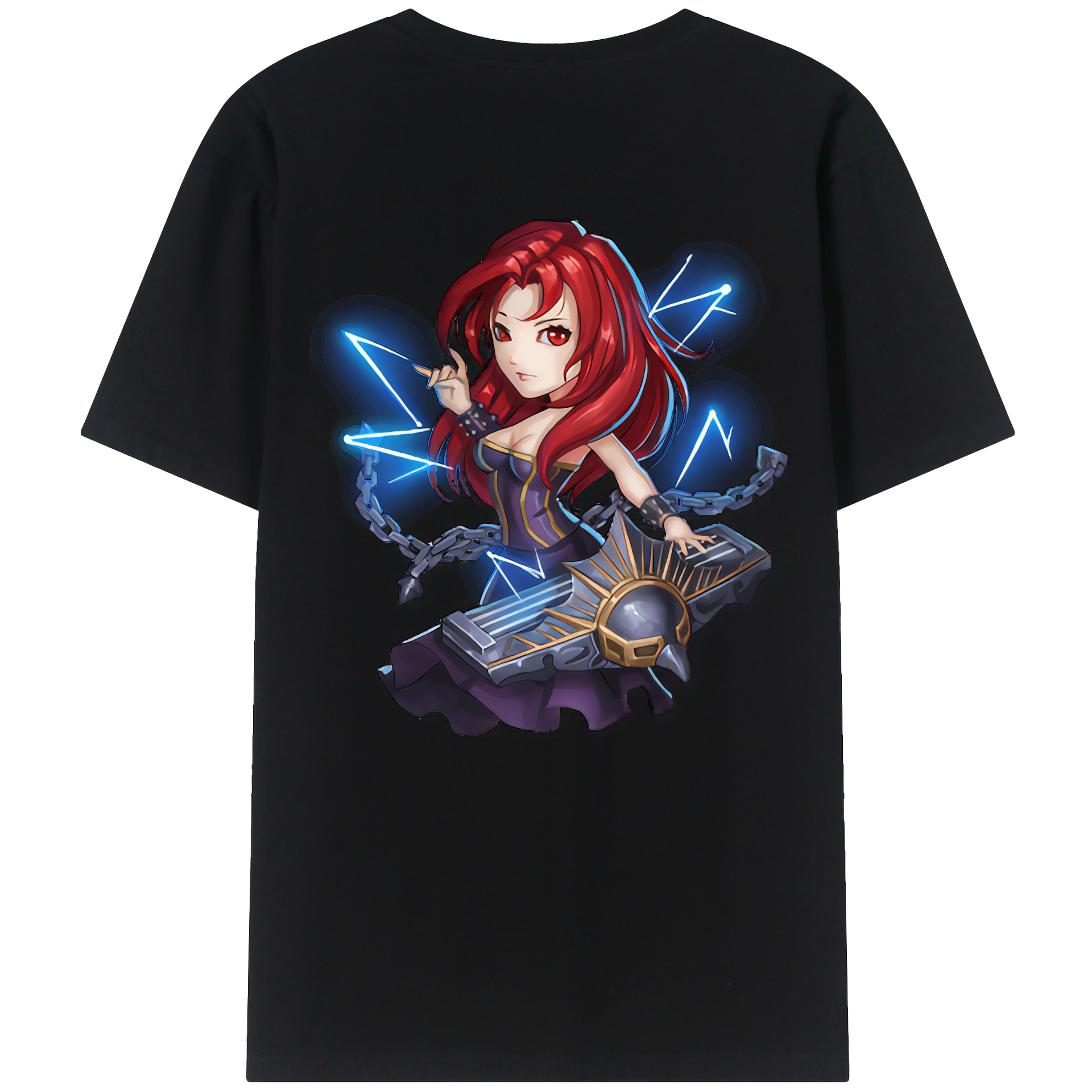 リーグ・オブ・レジェンド League of Legends LOL レディース半袖Tシャツ(バックプリント)