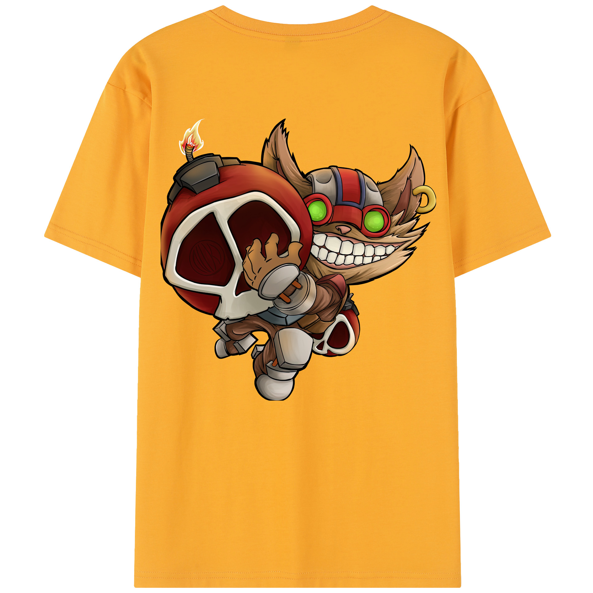 リーグ・オブ・レジェンド League of Legends LOL レディース半袖Tシャツ(バックプリント)
