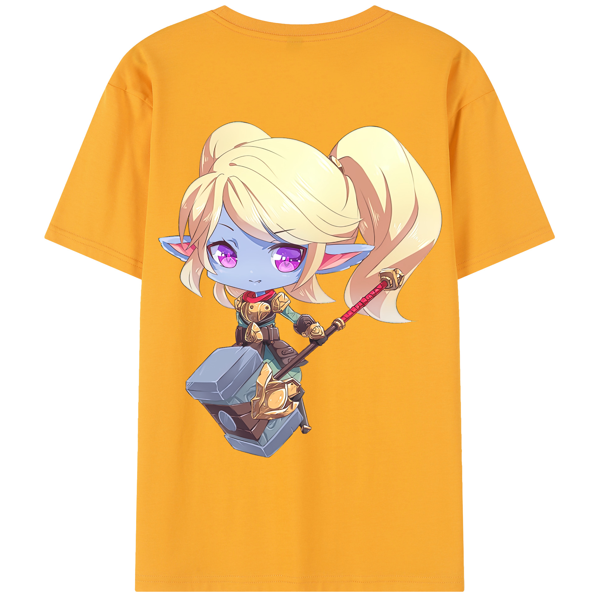 リーグ・オブ・レジェンド League of Legends LOL レディース半袖Tシャツ(バックプリント)