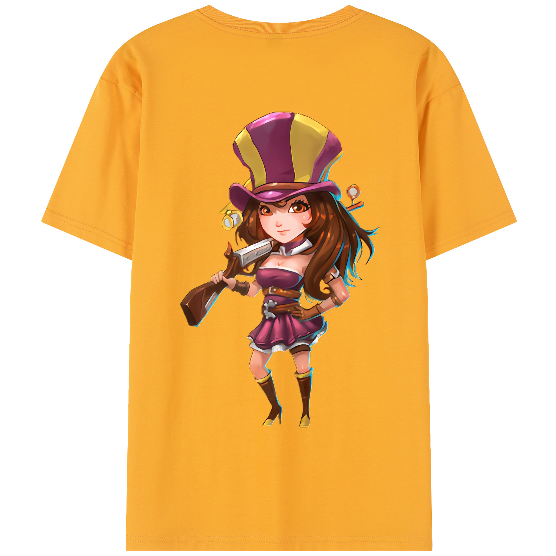 リーグ・オブ・レジェンド League of Legends LOL レディース半袖Tシャツ(バックプリント)