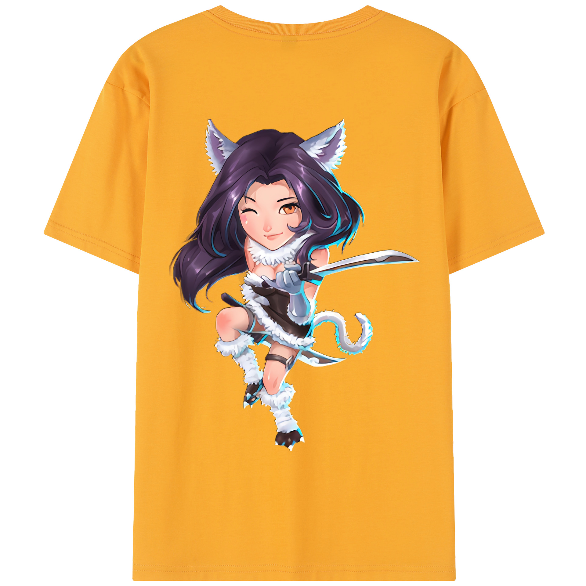 リーグ・オブ・レジェンド League of Legends LOL レディース半袖Tシャツ(バックプリント)