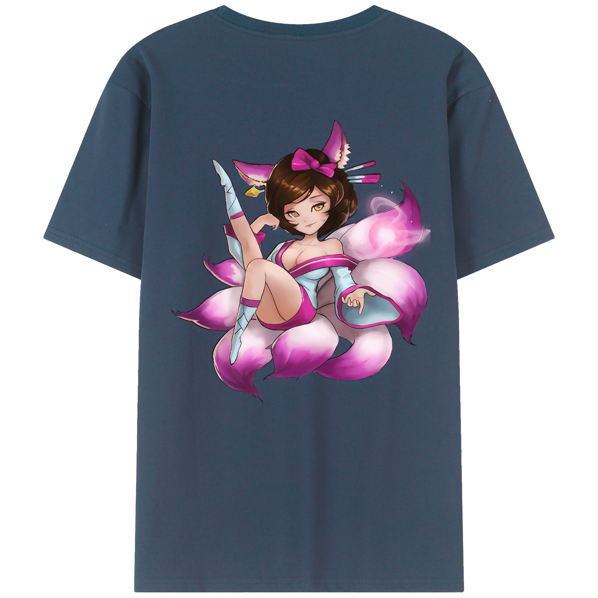リーグ・オブ・レジェンド League of Legends LOL レディース半袖Tシャツ(バックプリント)