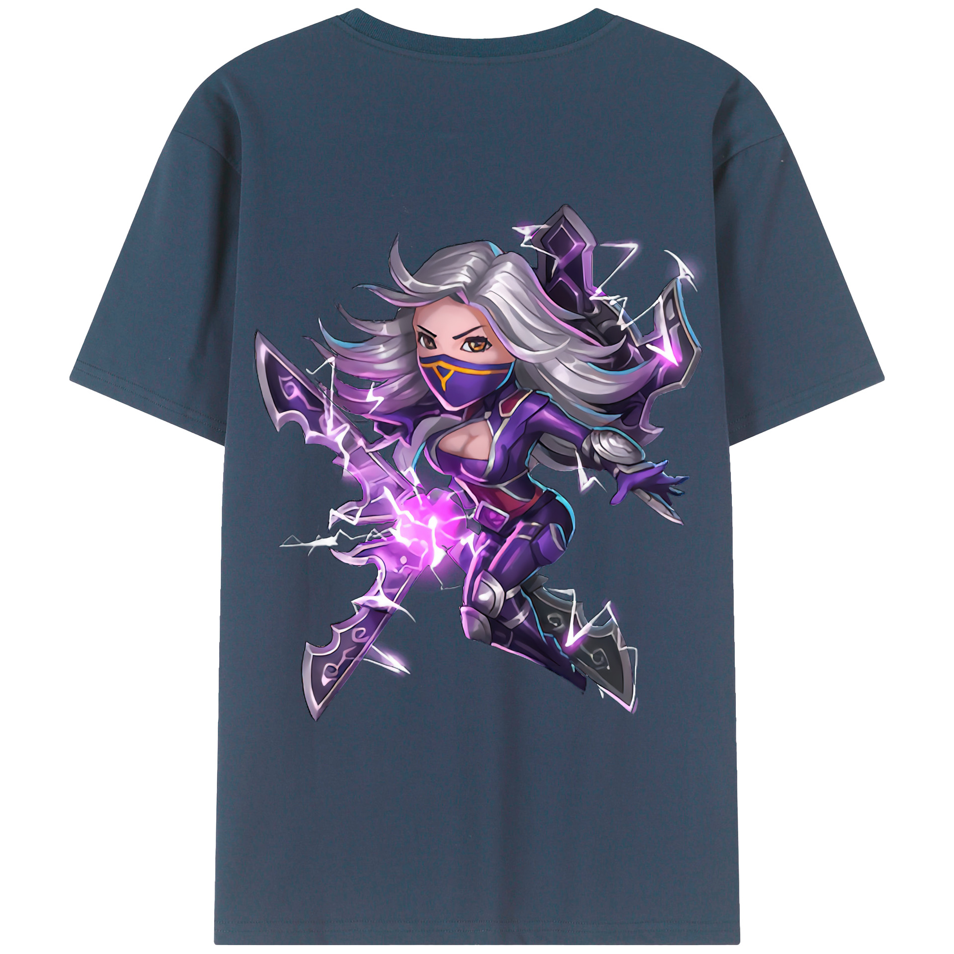 リーグ・オブ・レジェンド League of Legends LOL レディース半袖Tシャツ(バックプリント)