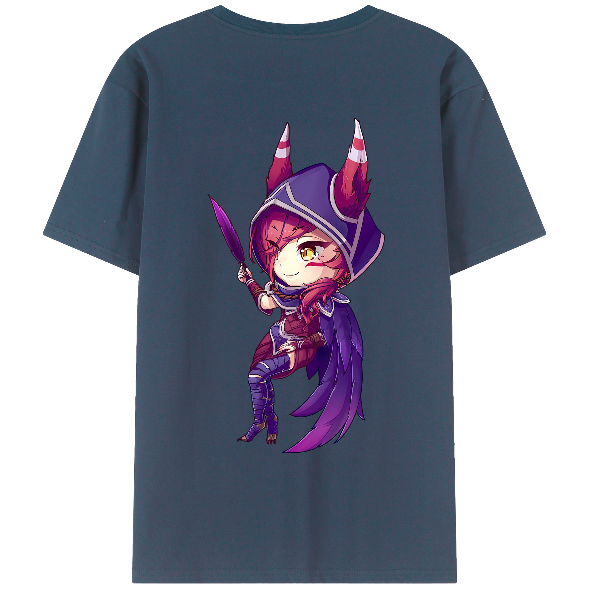 リーグ・オブ・レジェンド League of Legends LOL レディース半袖Tシャツ(バックプリント)