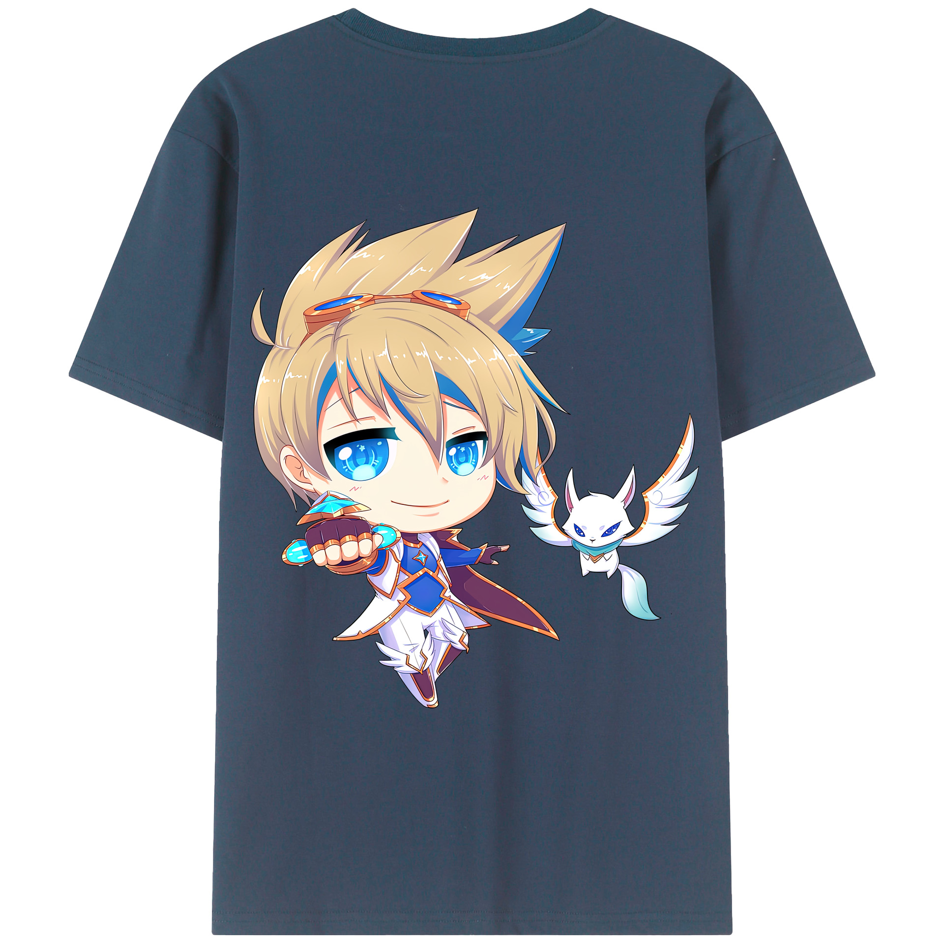 リーグ・オブ・レジェンド League of Legends LOL レディース半袖Tシャツ(バックプリント)