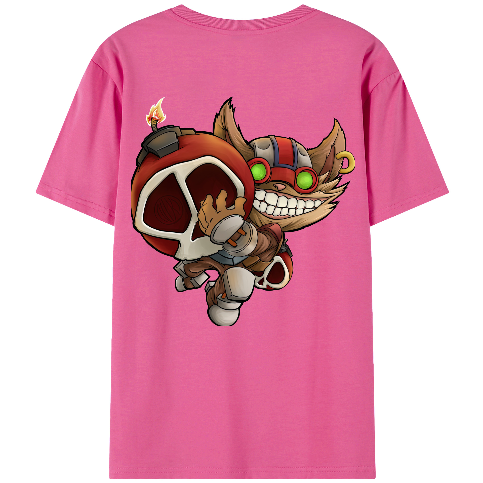 リーグ・オブ・レジェンド League of Legends LOL レディース半袖Tシャツ(バックプリント)