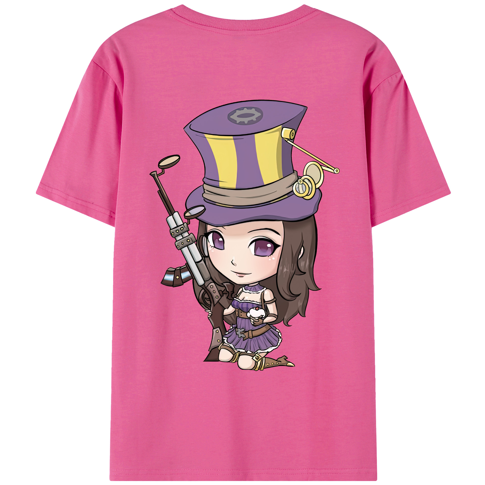 リーグ・オブ・レジェンド League of Legends LOL レディース半袖Tシャツ(バックプリント)