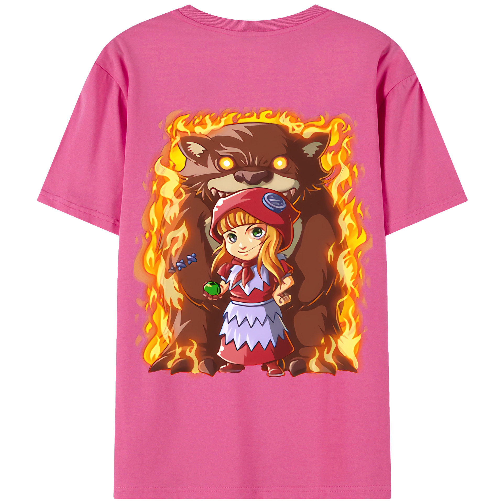 リーグ・オブ・レジェンド League of Legends LOL レディース半袖Tシャツ(バックプリント)