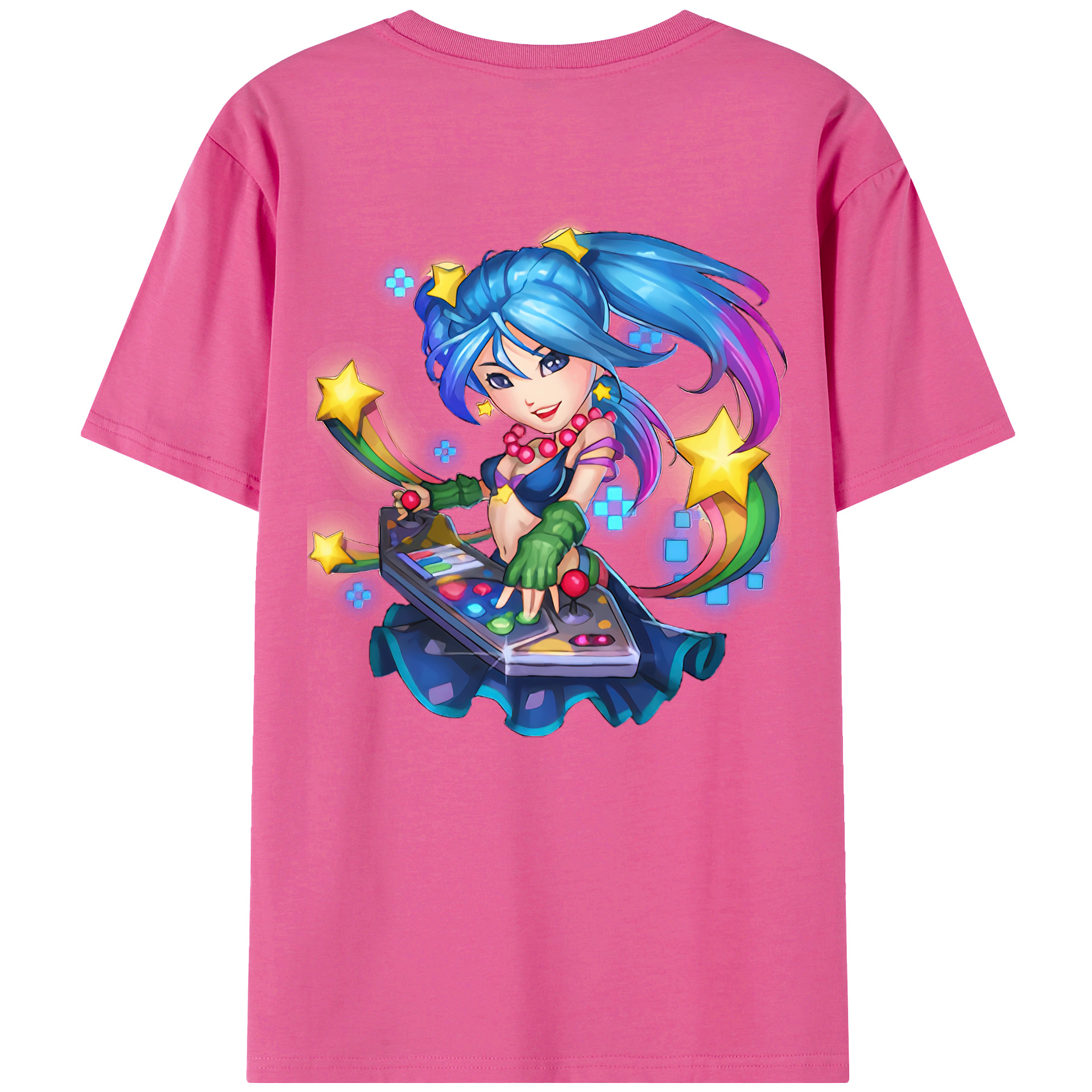 リーグ・オブ・レジェンド League of Legends LOL レディース半袖Tシャツ(バックプリント)