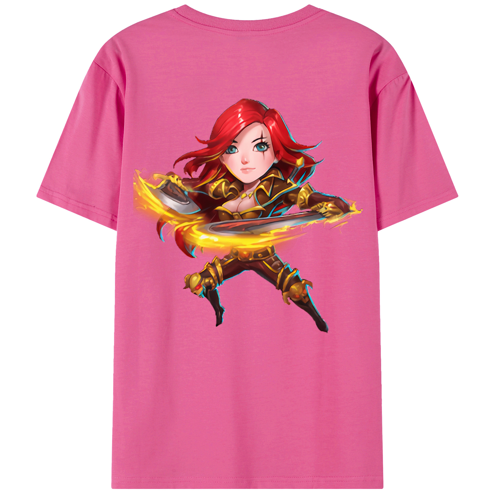リーグ・オブ・レジェンド League of Legends LOL レディース半袖Tシャツ(バックプリント)