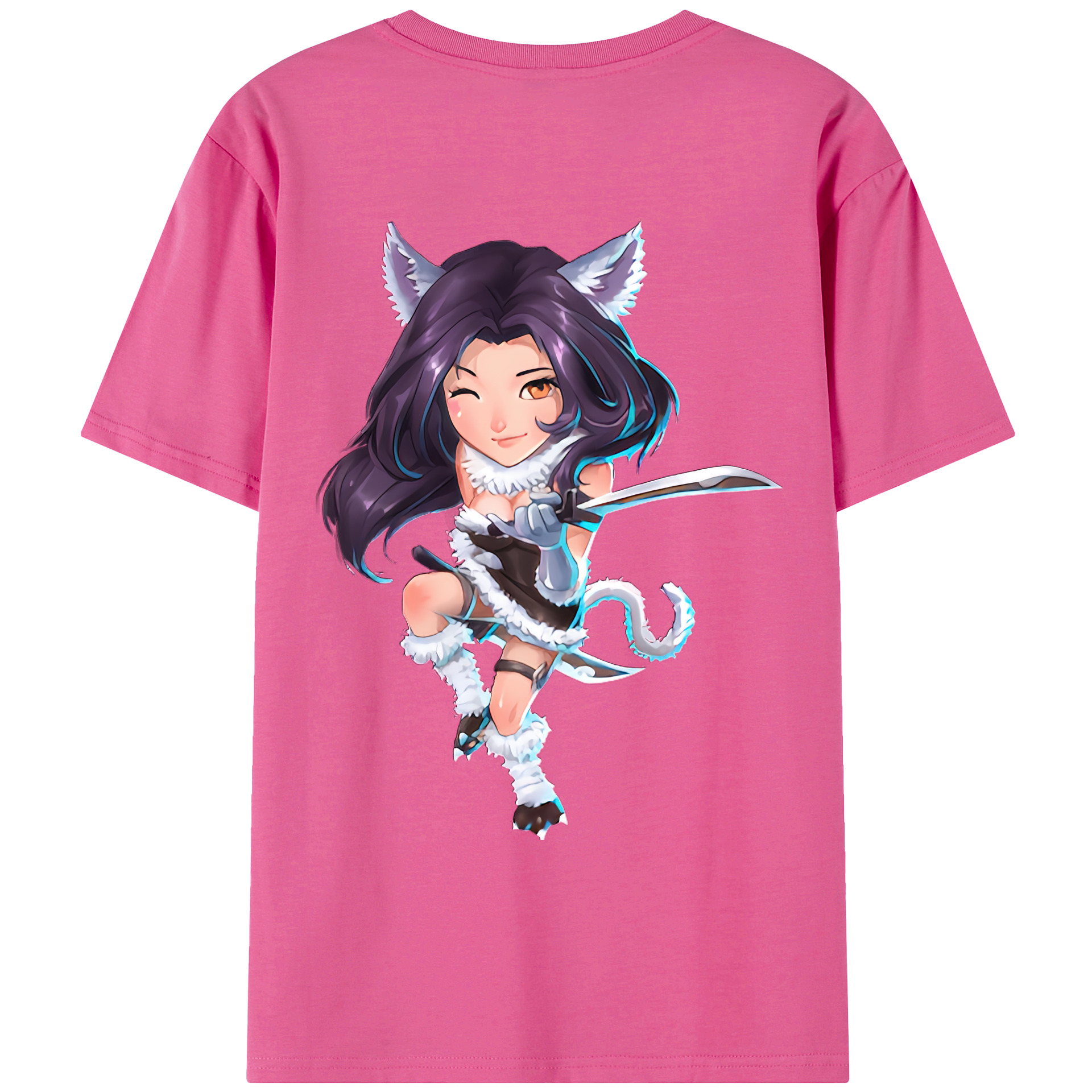 リーグ・オブ・レジェンド League of Legends LOL レディース半袖Tシャツ(バックプリント)