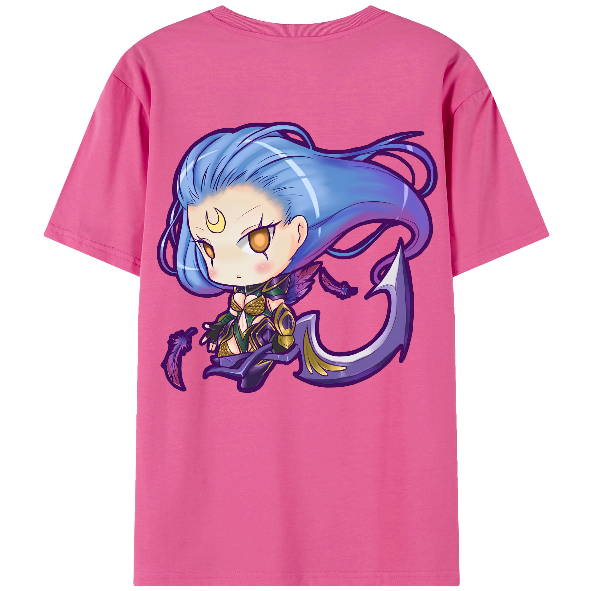 リーグ・オブ・レジェンド League of Legends LOL レディース半袖Tシャツ(バックプリント)