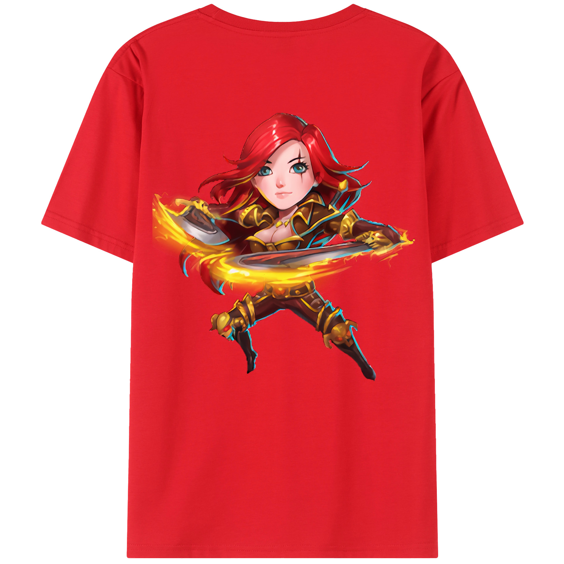 リーグ・オブ・レジェンド League of Legends LOL レディース半袖Tシャツ(バックプリント)