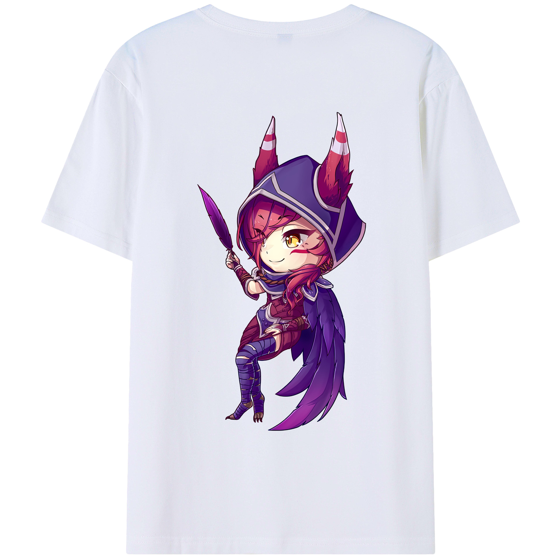リーグ・オブ・レジェンド League of Legends LOL レディース半袖Tシャツ(バックプリント)