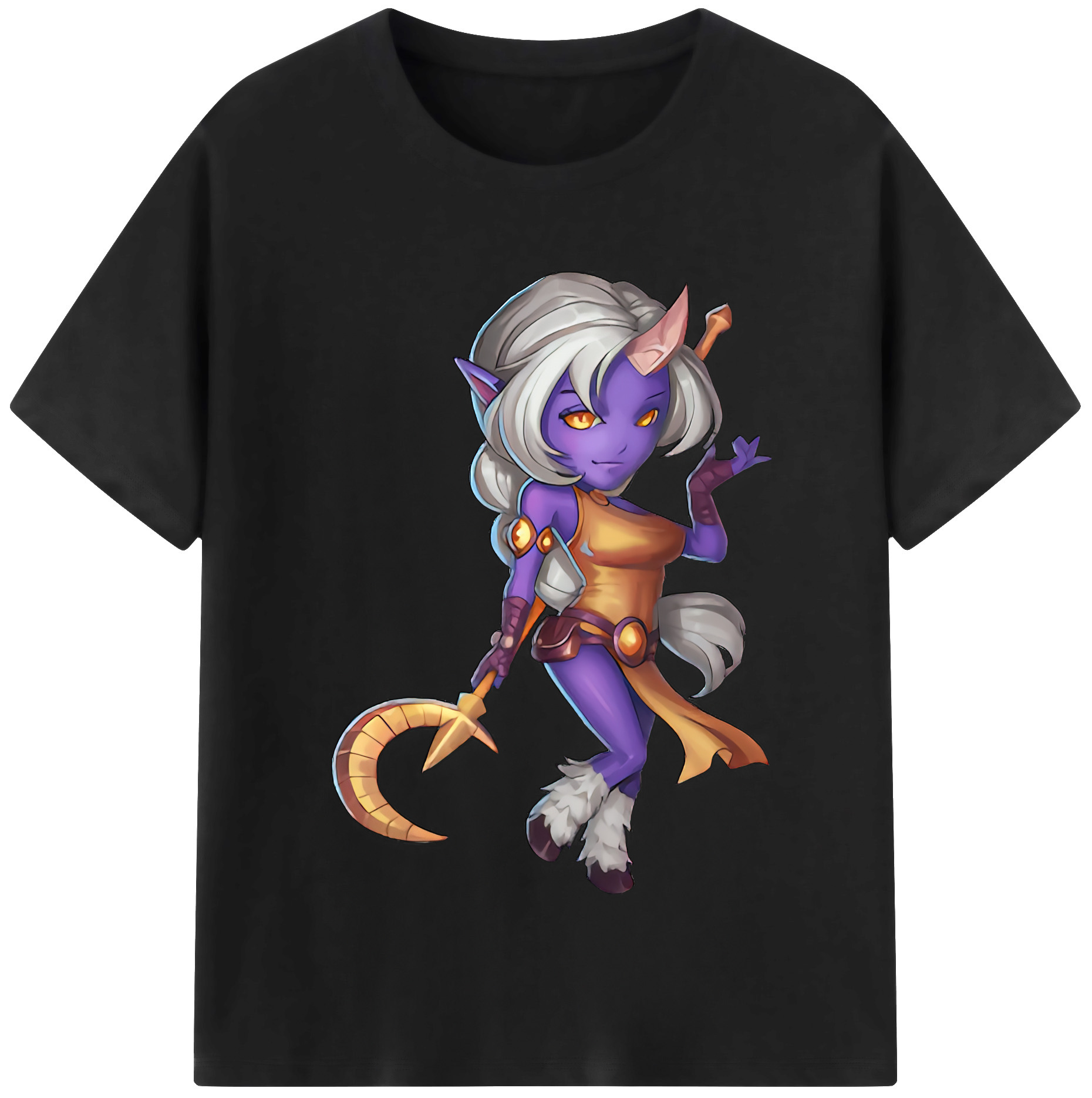 （画像用） リーグ・オブ・レジェンド League of Legends LOL レディースカジュアルプリントTシャツ（綿100％）