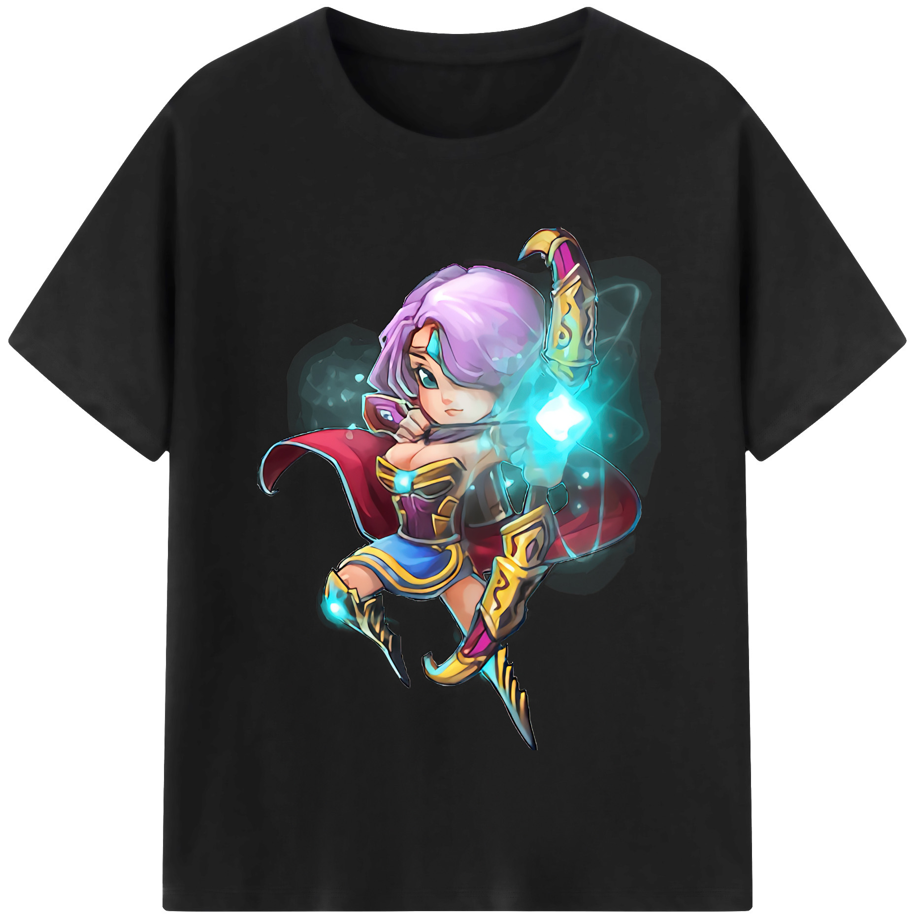 （画像用） リーグ・オブ・レジェンド League of Legends LOL レディースカジュアルプリントTシャツ（綿100％）