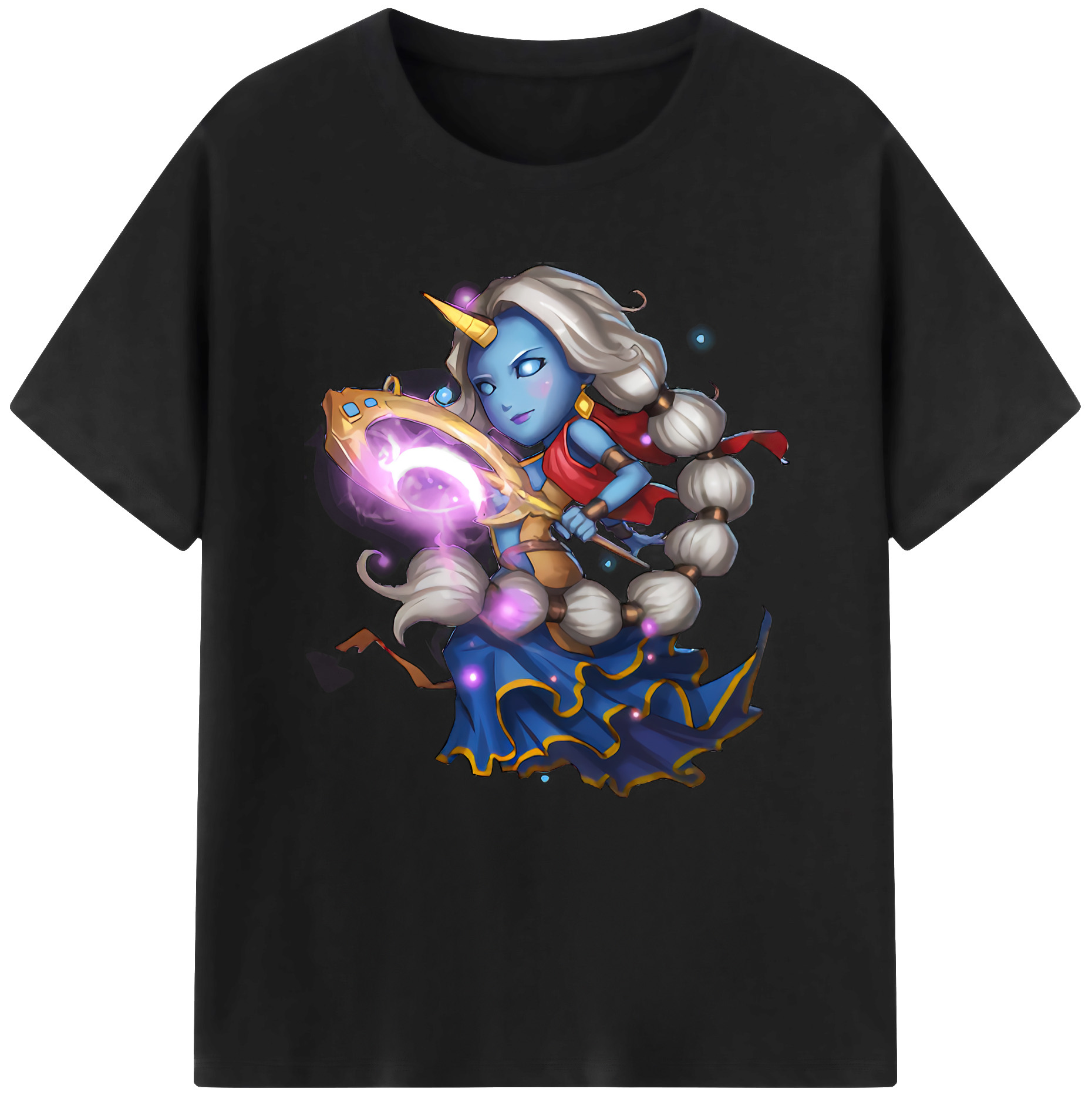 （画像用） リーグ・オブ・レジェンド League of Legends LOL レディースカジュアルプリントTシャツ（綿100％）