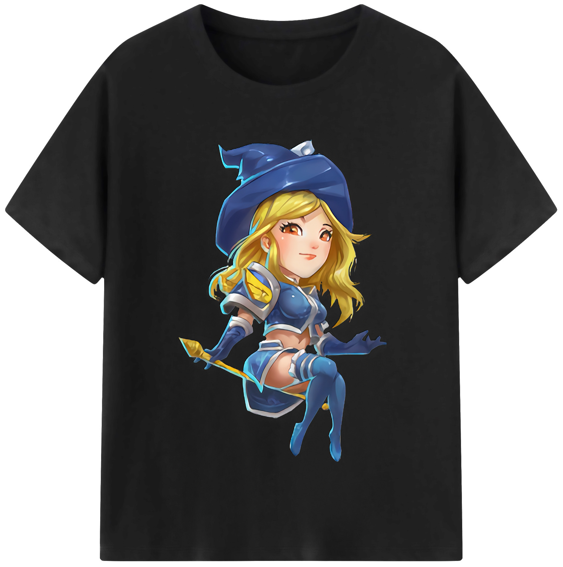 （画像用） リーグ・オブ・レジェンド League of Legends LOL レディースカジュアルプリントTシャツ（綿100％）