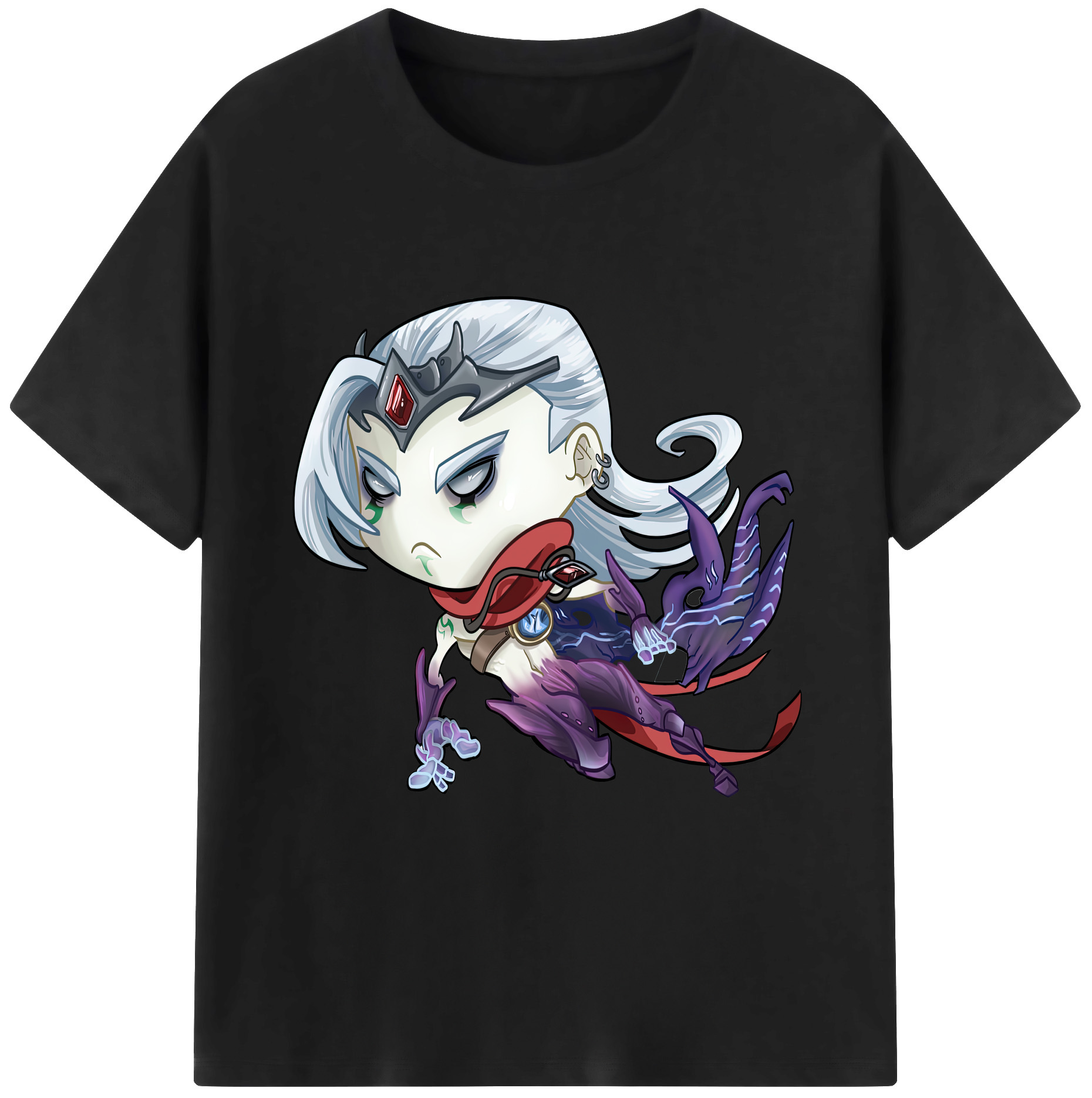 リーグ・オブ・レジェンド League of Legends LOL レディースカジュアルプリントTシャツ（綿100％）