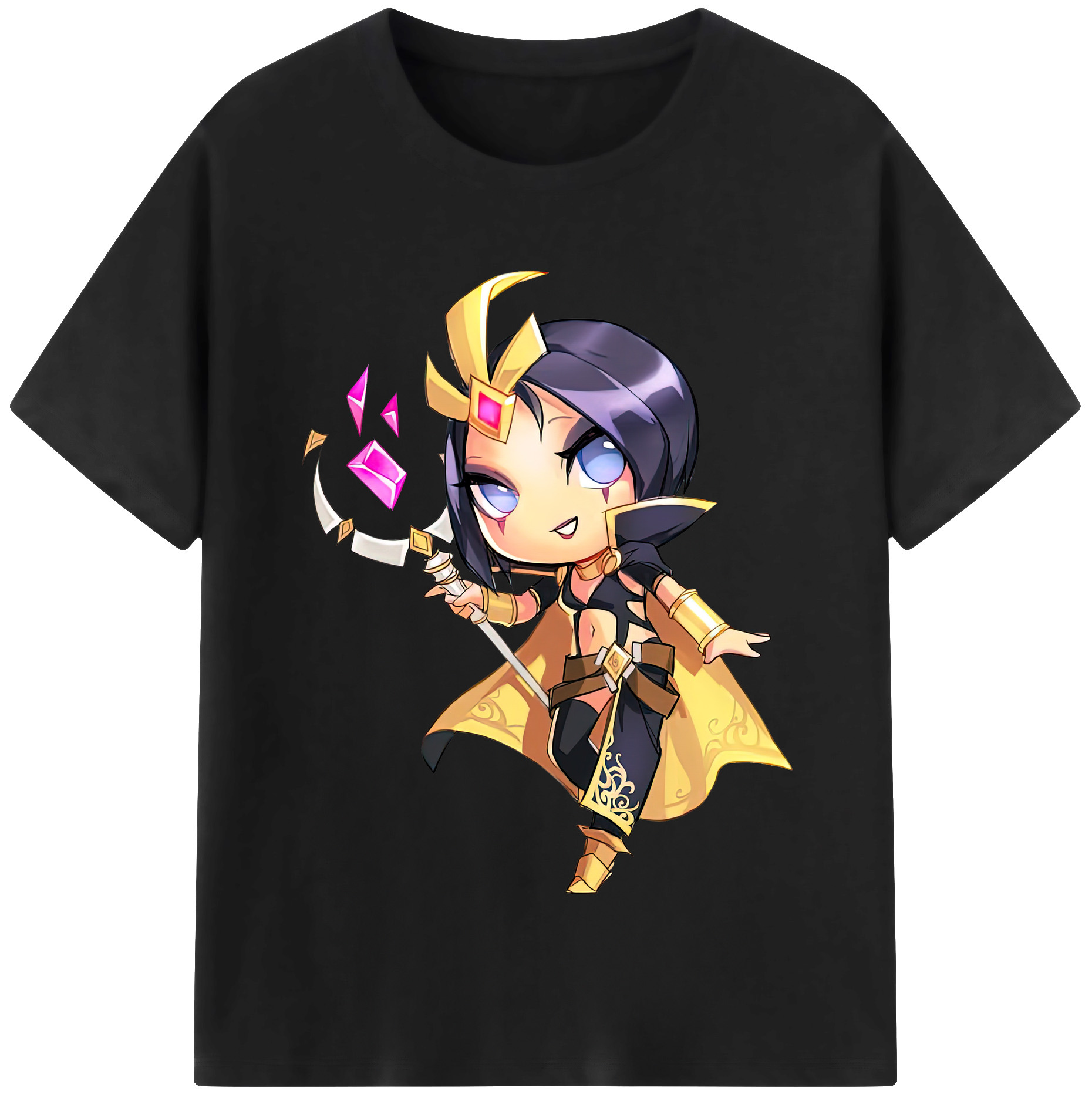 （画像用） リーグ・オブ・レジェンド League of Legends LOL レディースカジュアルプリントTシャツ（綿100％）