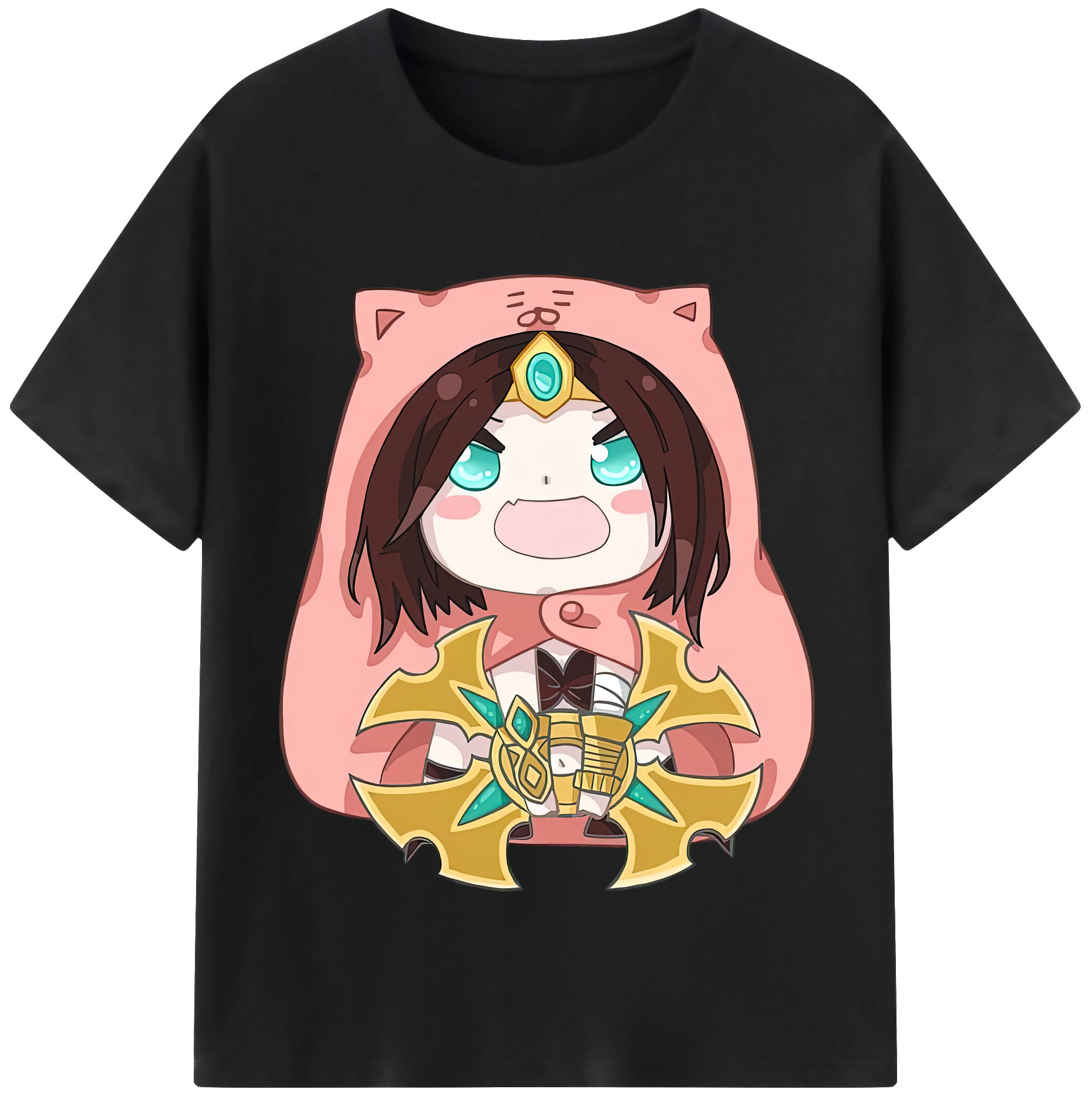 （画像用） リーグ・オブ・レジェンド League of Legends LOL レディースカジュアルプリントTシャツ（綿100％）
