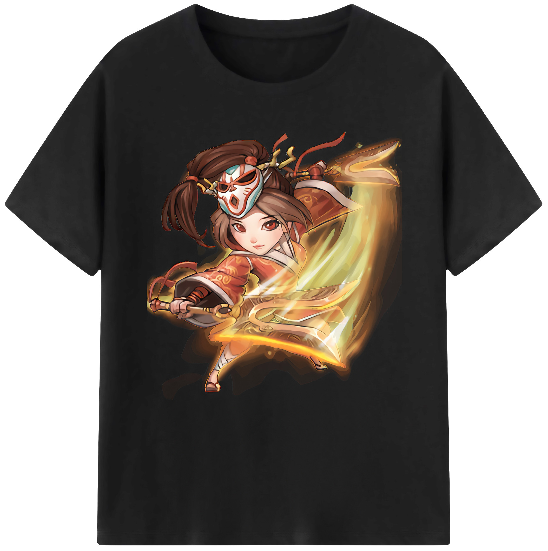 （画像用） リーグ・オブ・レジェンド League of Legends LOL レディースカジュアルプリントTシャツ（綿100％）