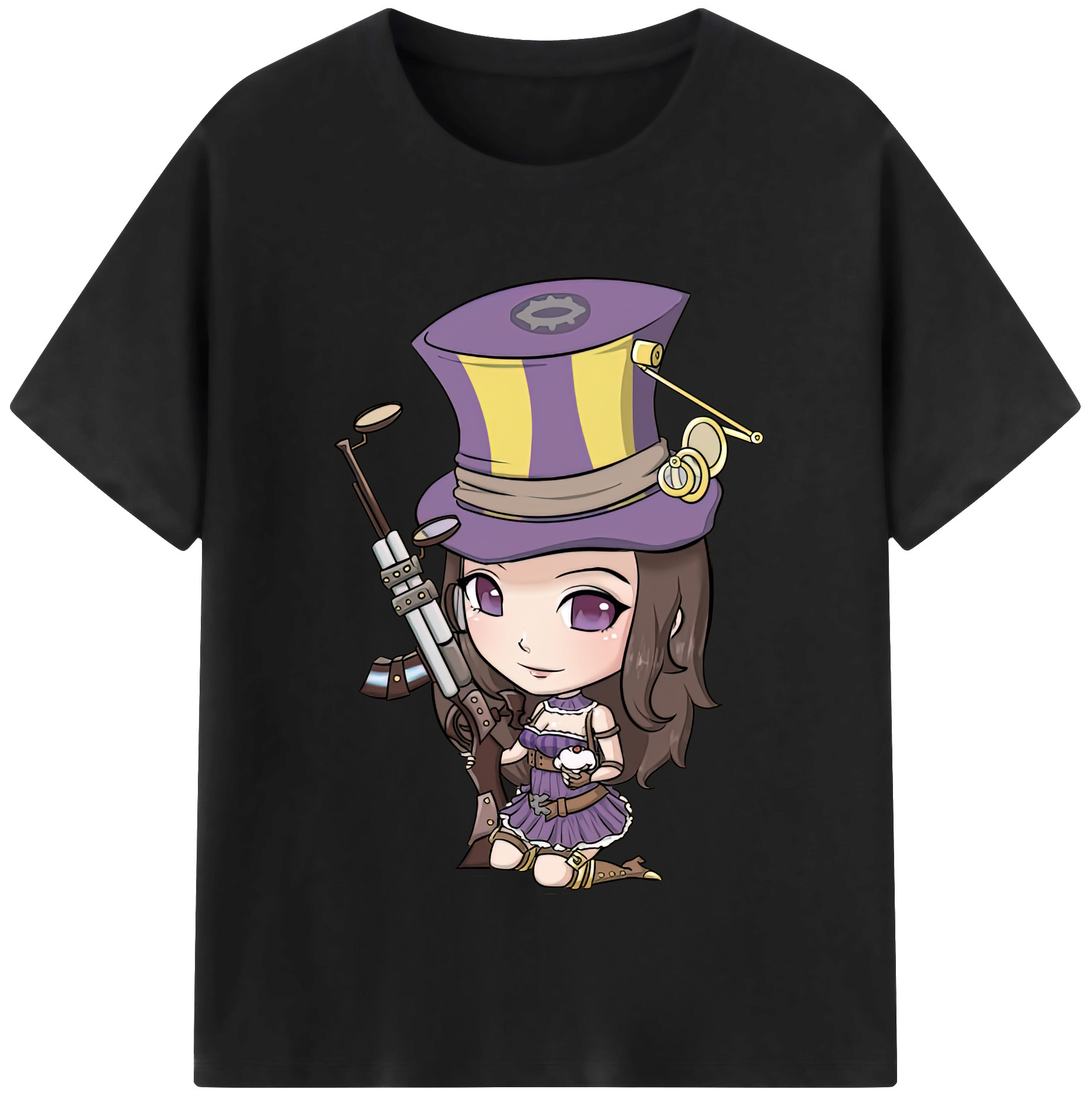 リーグ・オブ・レジェンド League of Legends LOL レディースカジュアルプリントTシャツ（綿100％）