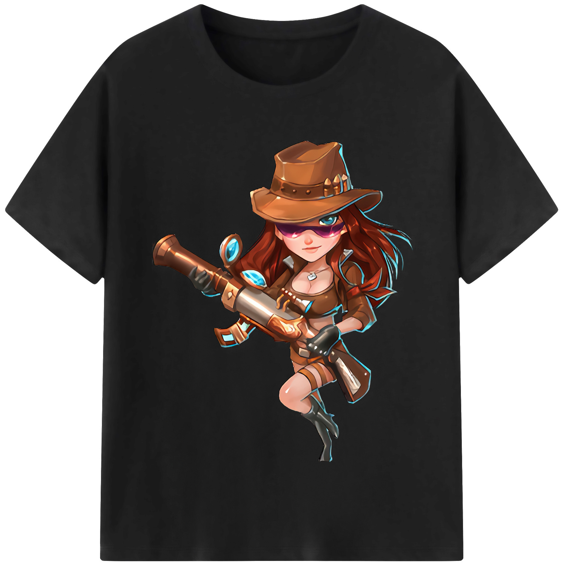 （画像用） リーグ・オブ・レジェンド League of Legends LOL レディースカジュアルプリントTシャツ（綿100％）